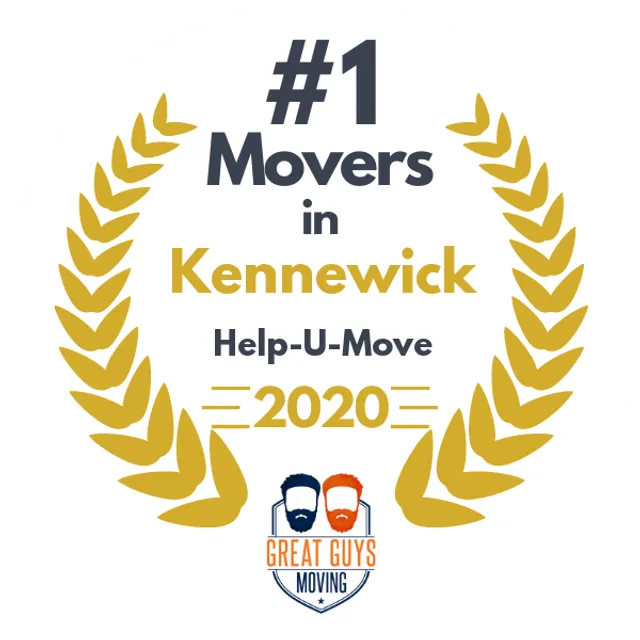 #1 Ranked Movers in Kennewick, WA 2020 award