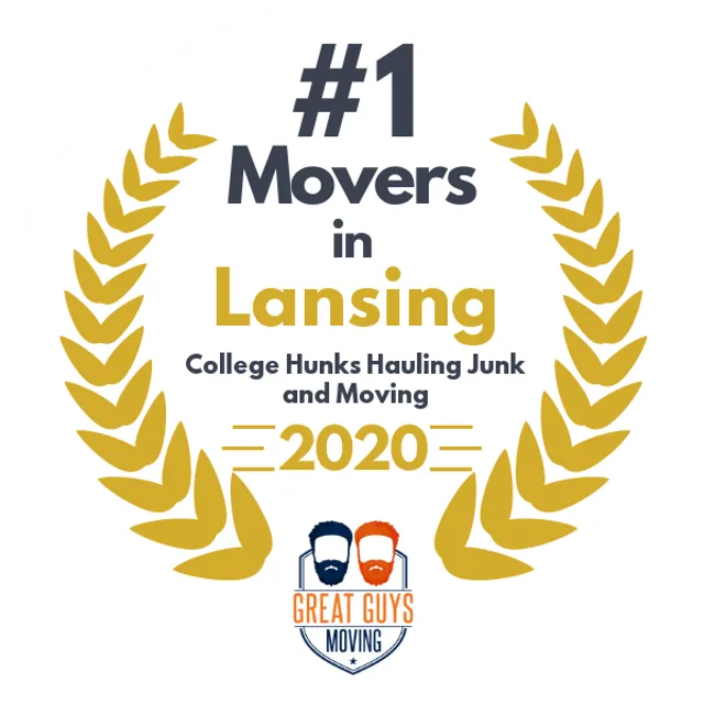 #1 Ranked Movers in Lansing, MI 2020 award