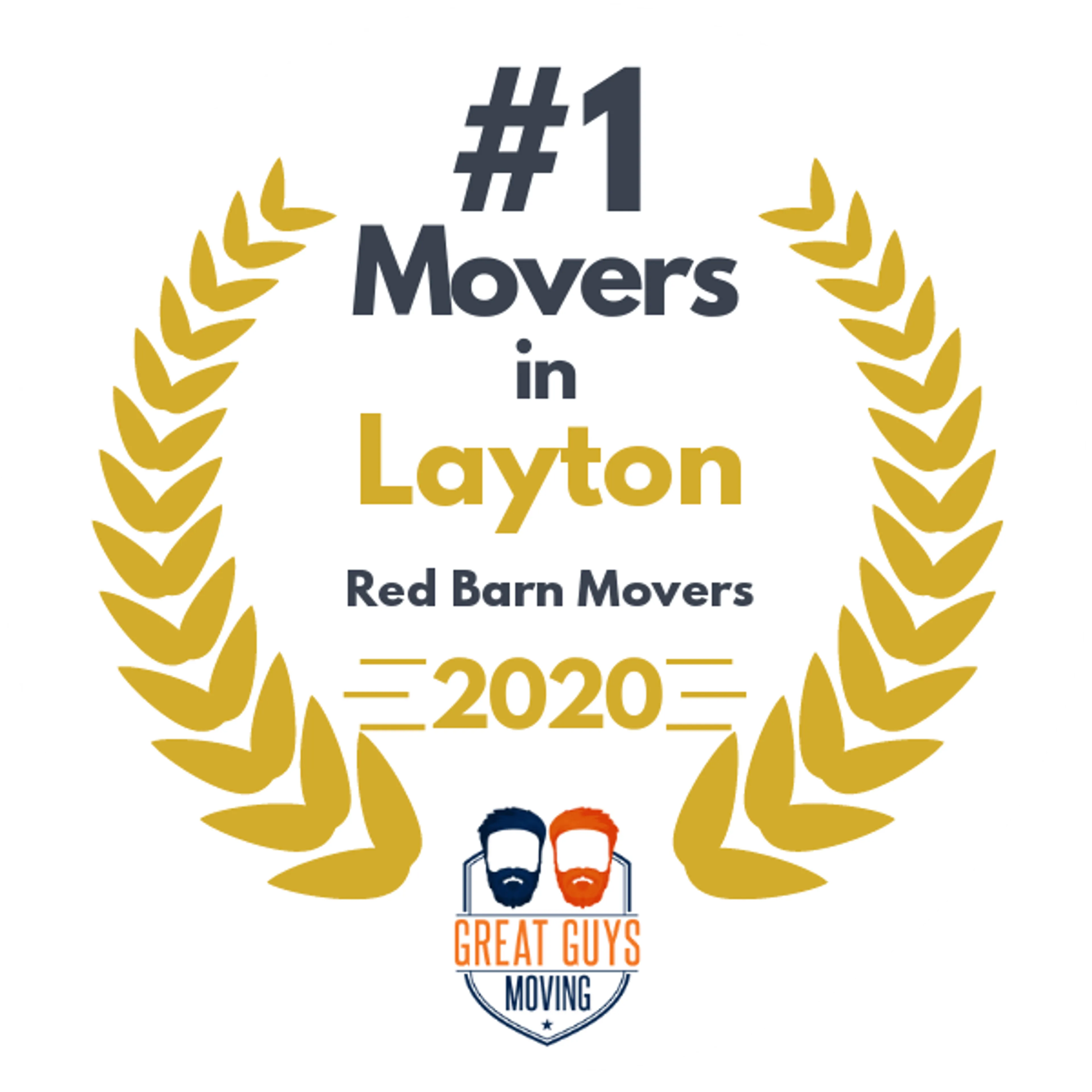 #1 Ranked Movers in Salt Lake City, UT 2020 award