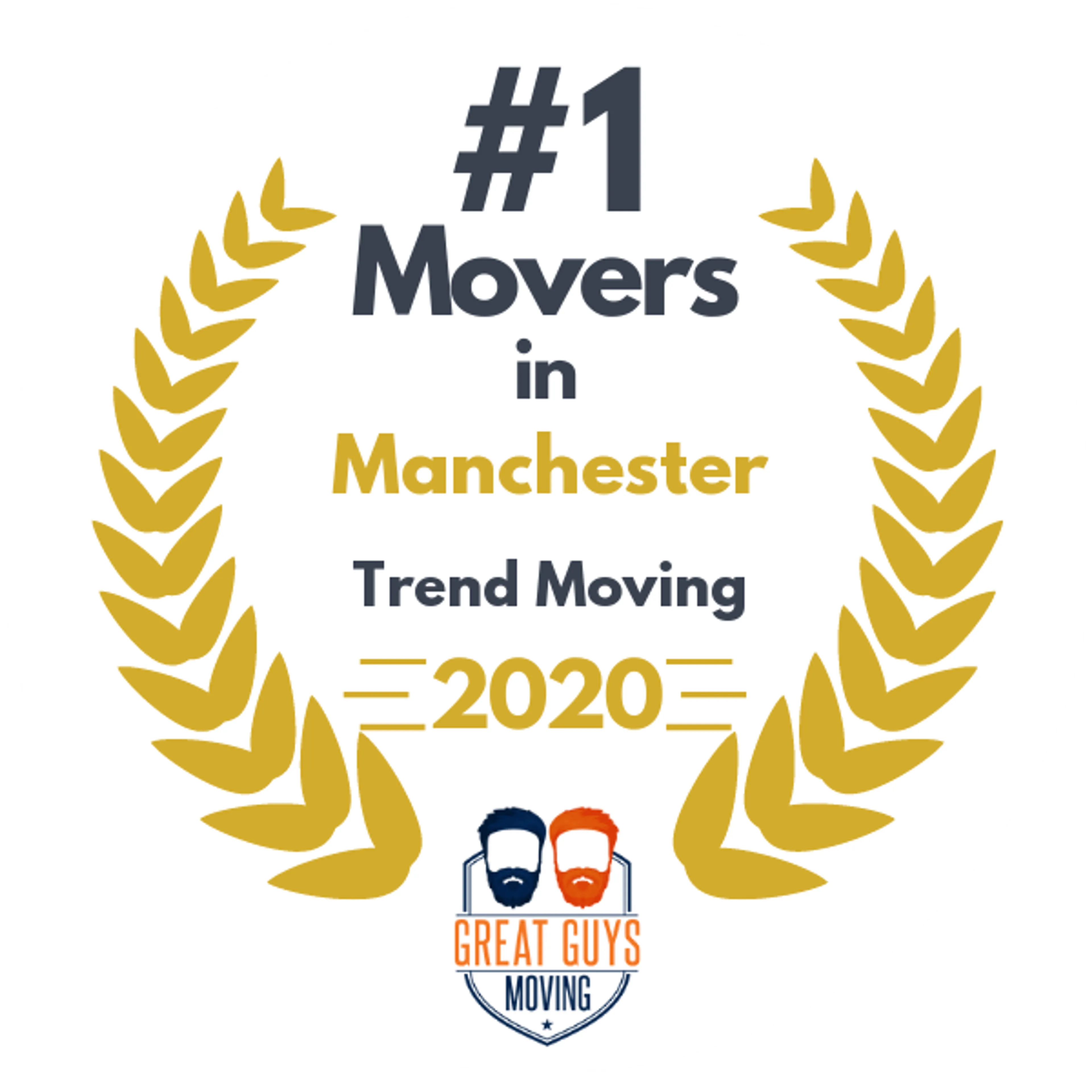 #1 Ranked Movers in Manchester, NH 2020 award