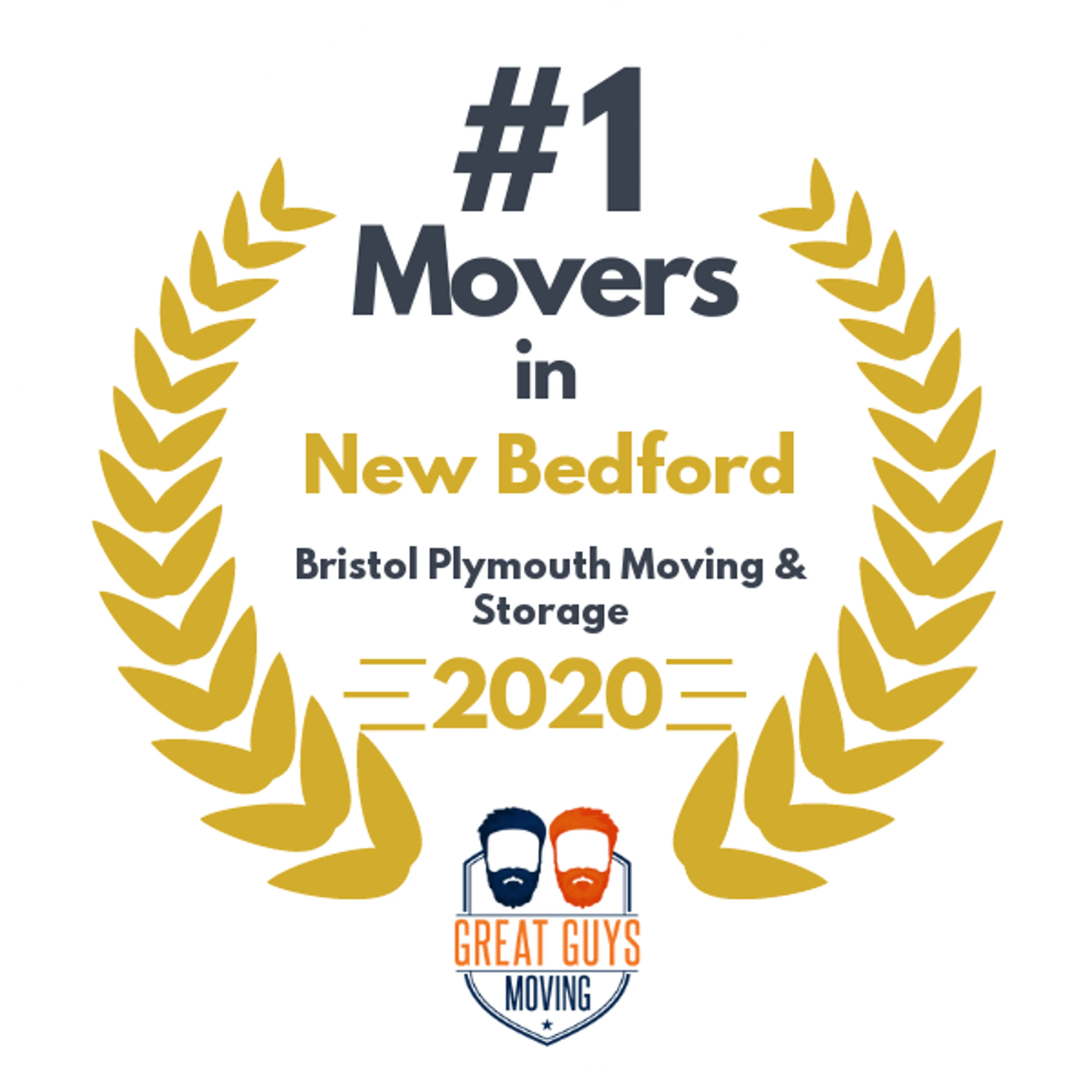 #1 Ranked Movers in Providence, RI 2020 award