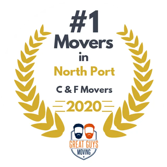 #1 Ranked Movers in Cape Coral, FL 2020 award