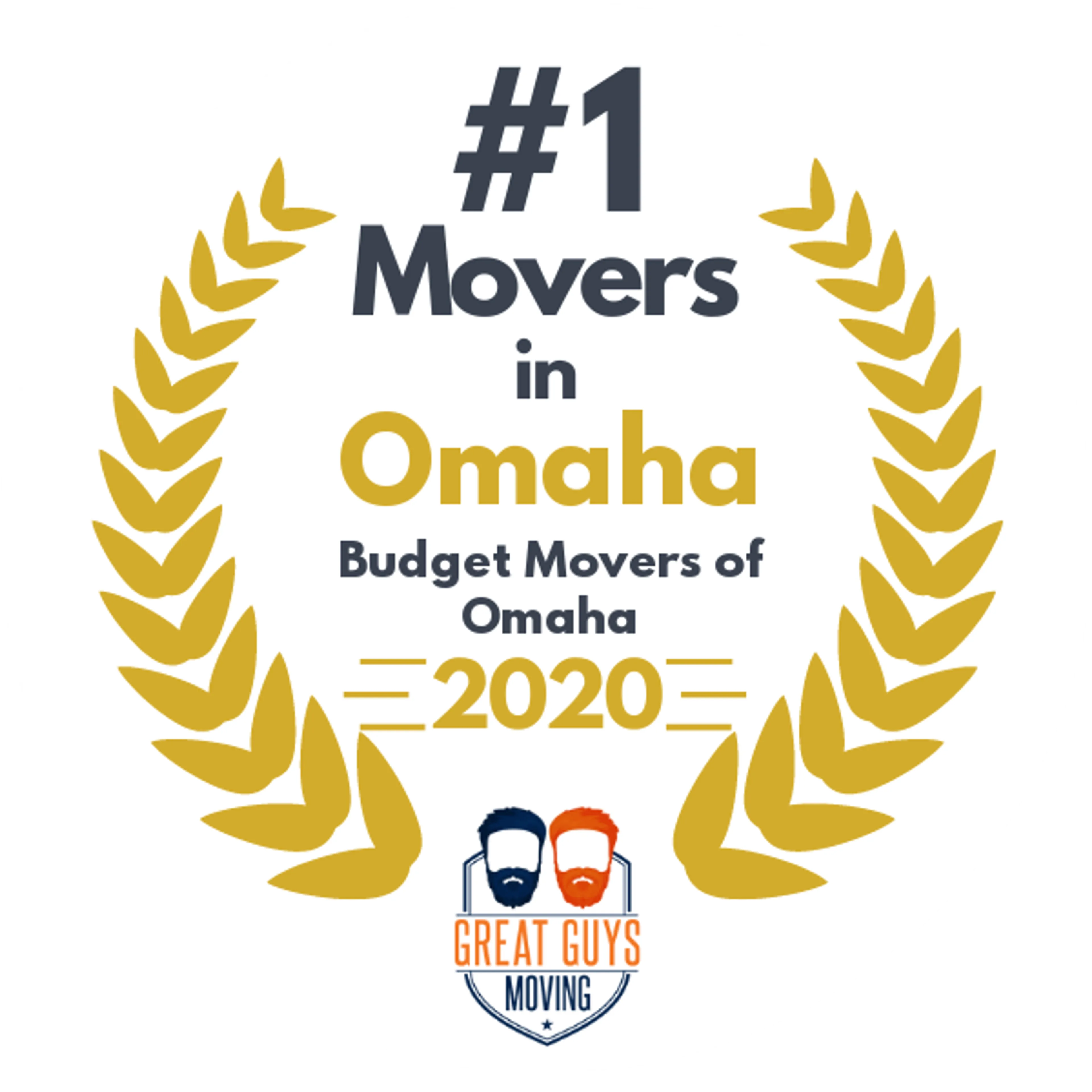 #1 Ranked Movers in Omaha, NE 2020 award