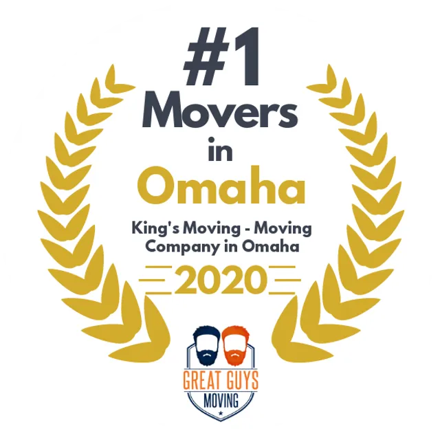 #1 Ranked Movers in Omaha, NE 2020 award