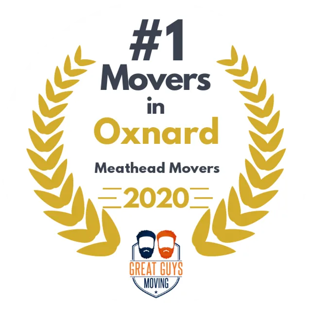 #1 Ranked Movers in Santa Clarita, CA 2020 award