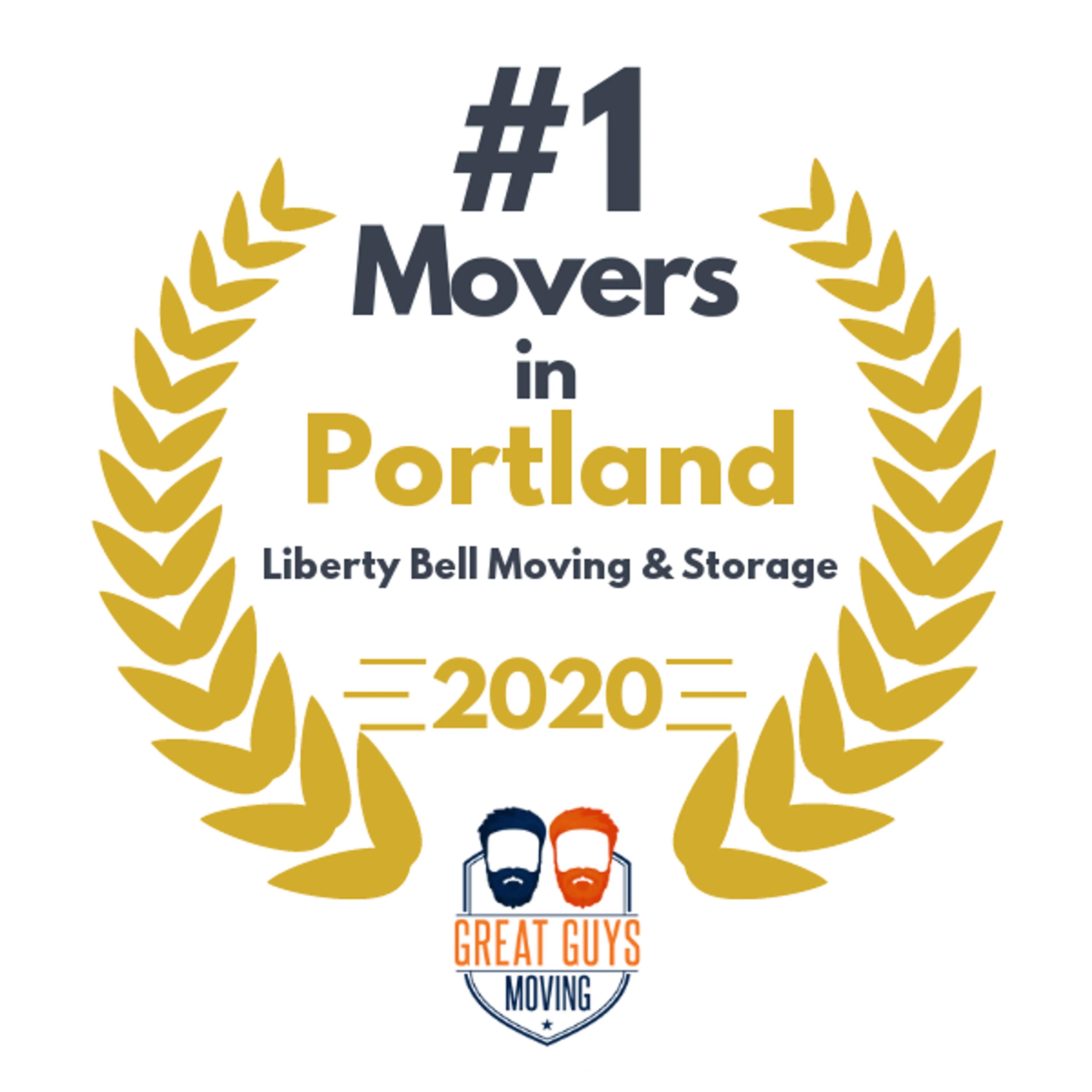 #1 Ranked Movers in Lawrence, MA 2020 award