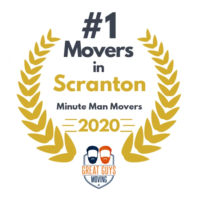 #1 Ranked Movers in Scranton, PA 2020 award