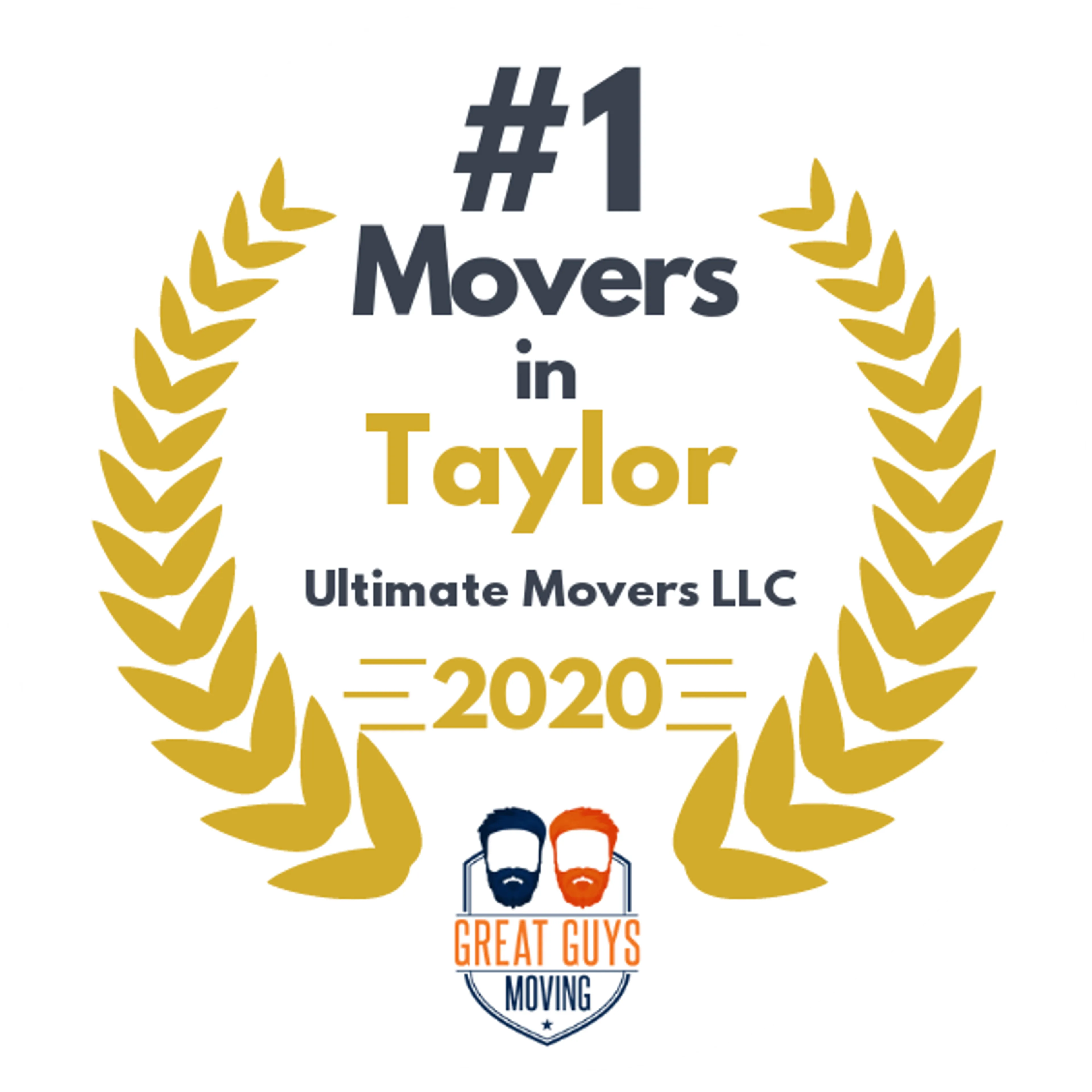 #1 Ranked Movers in Detroit, MI 2020 award