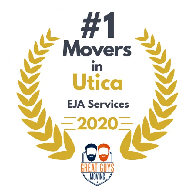 #1 Ranked Movers in Utica, NY 2020 award