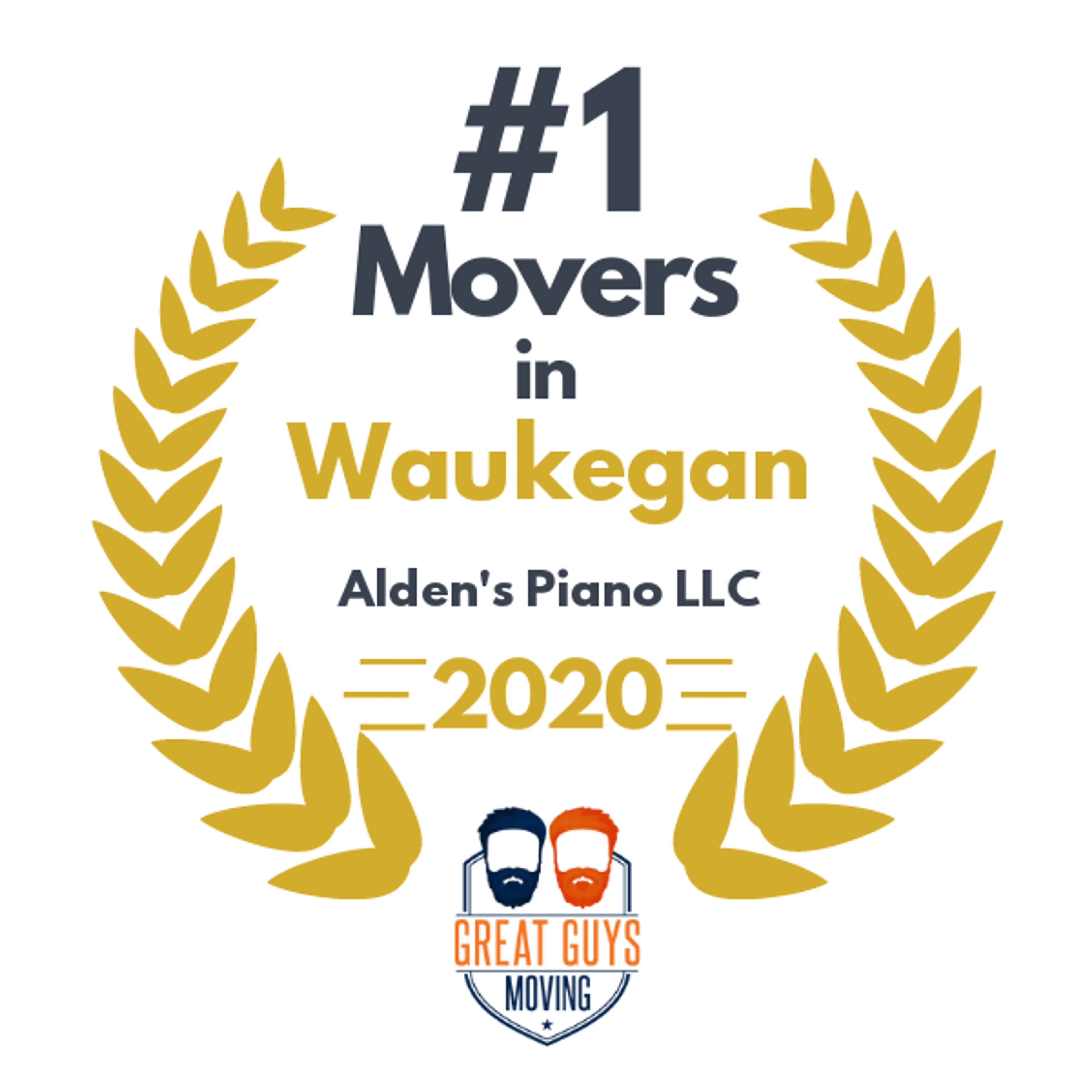 #1 Ranked Movers in Waukegan, IL 2020 award