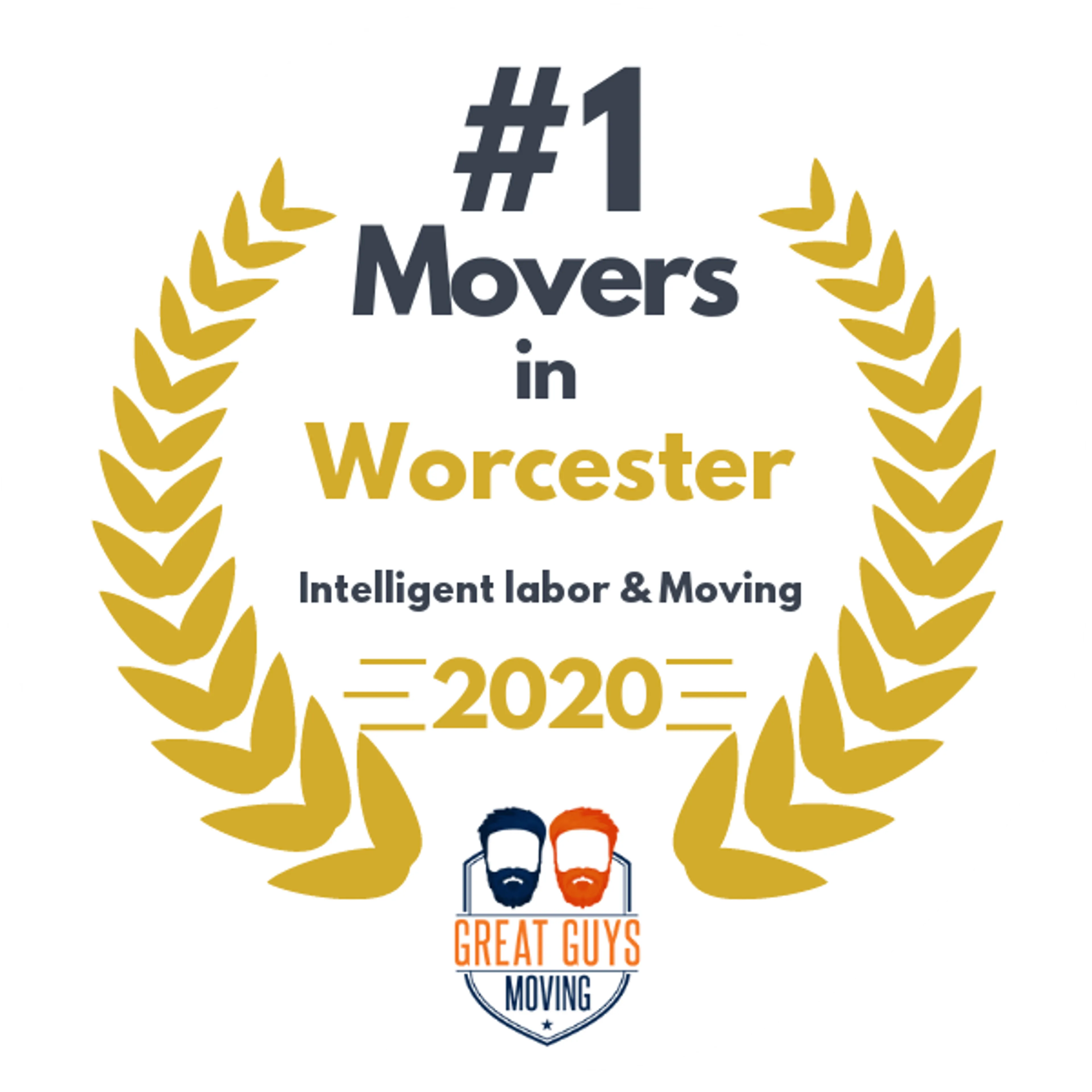 #1 Ranked Movers in Boston, MA 2020 award