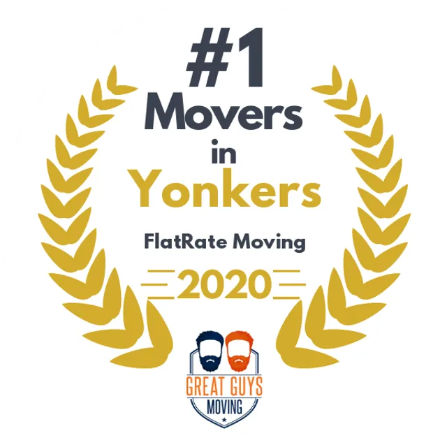 #1 Ranked Movers in New York City, NY 2020 award