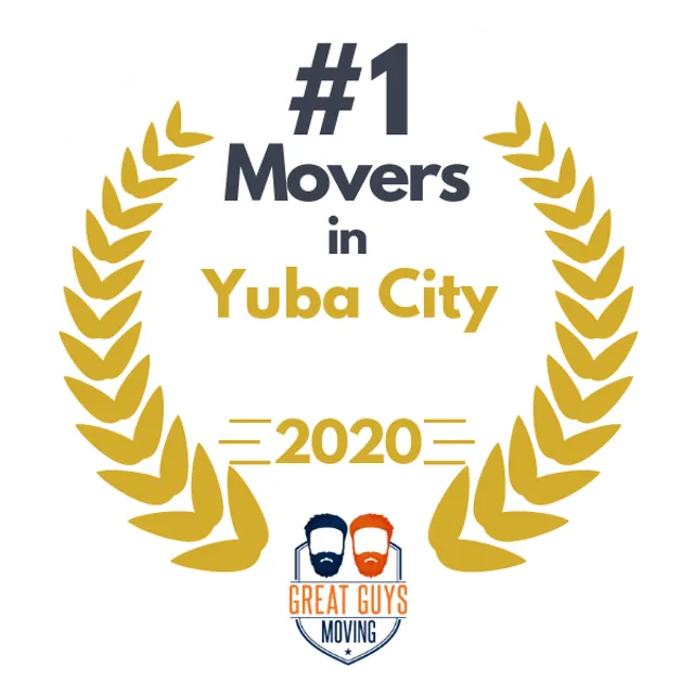 #1 Ranked Movers in Sacramento, CA 2020 award