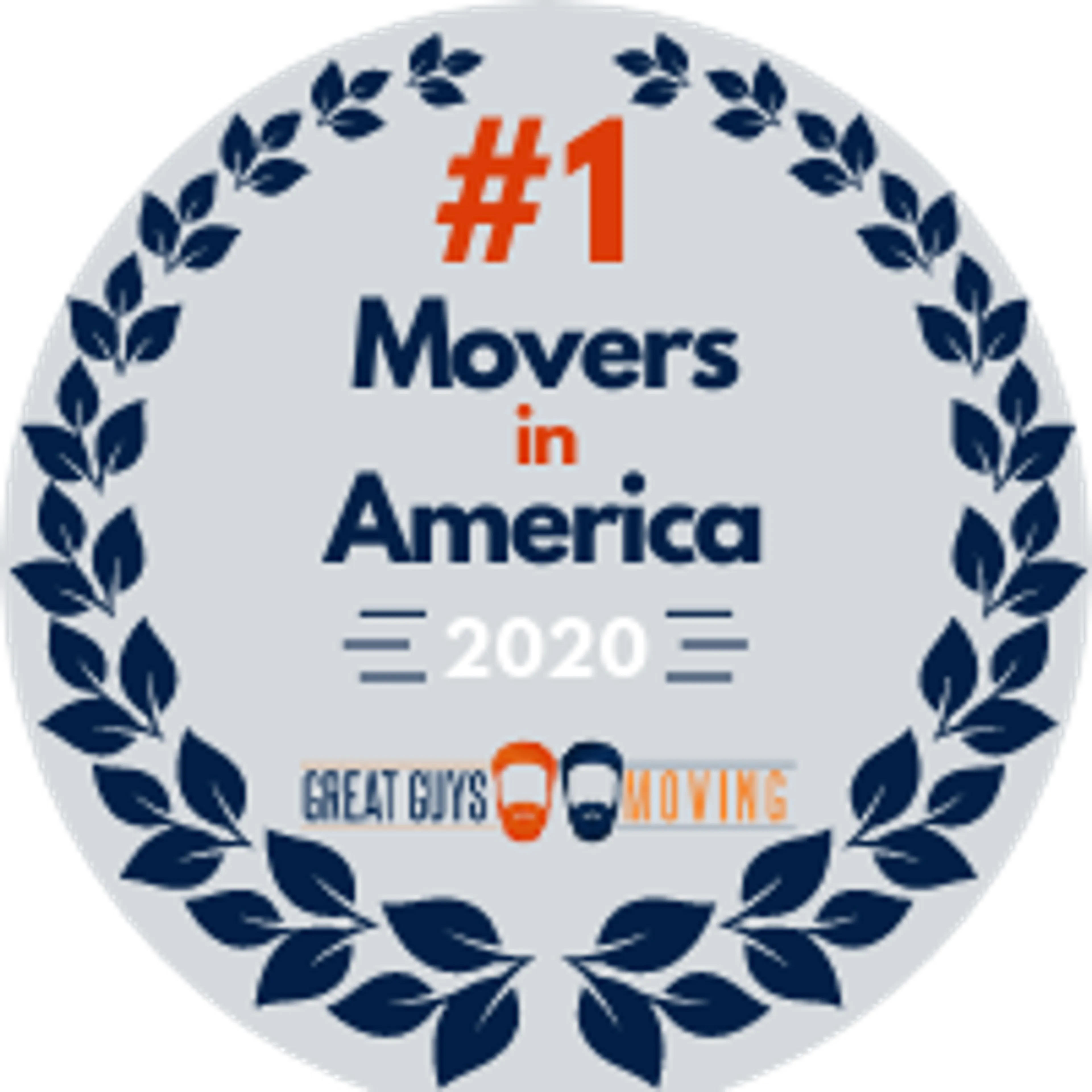 #1 Ranked Movers in America 2020 award
