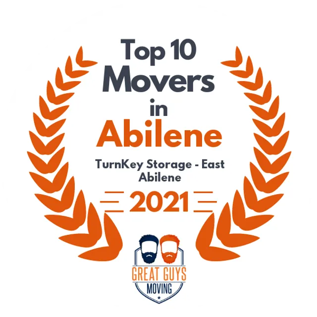 Top 10 Movers in Abilene, TX 2021 award