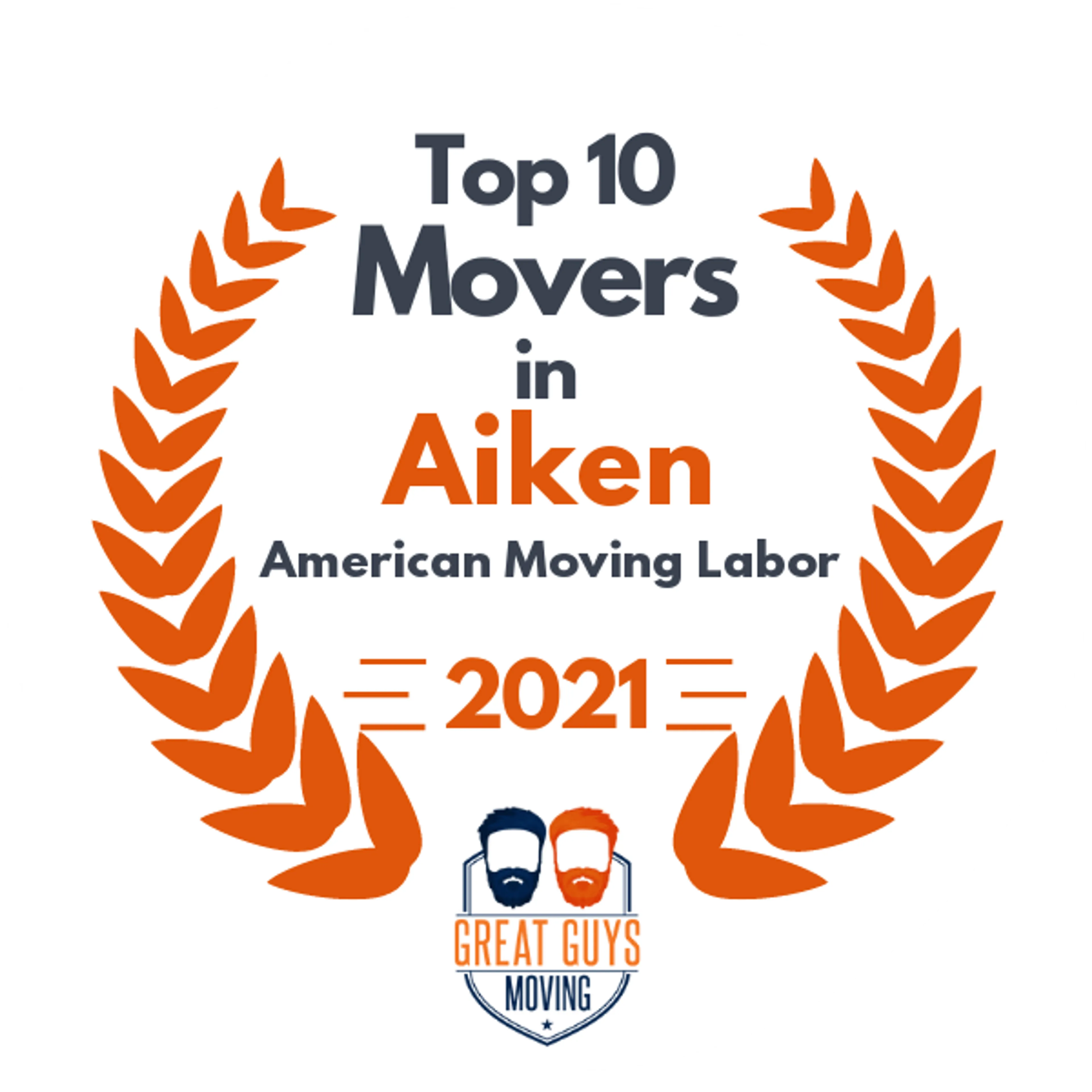 Top 10 Movers in Columbia, SC 2021 award