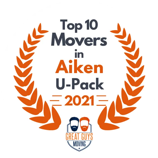 Top 10 Movers in Augusta, GA 2021 award