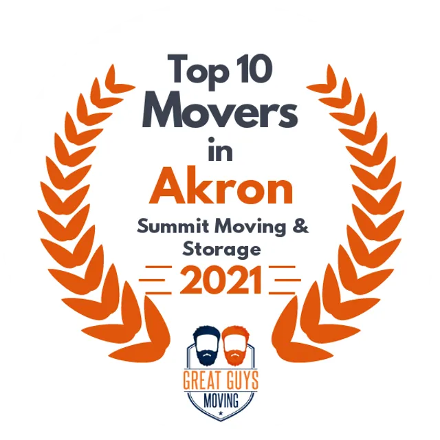 Top 10 Movers in Cleveland, OH 2021 award