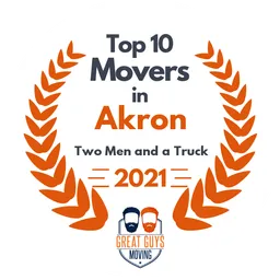 top 10 ranked movers in akron 2021 two men and a truck image