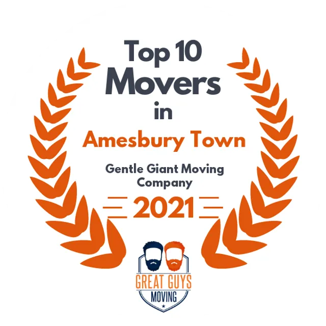 Top 10 Movers in Lawrence, MA 2021 award