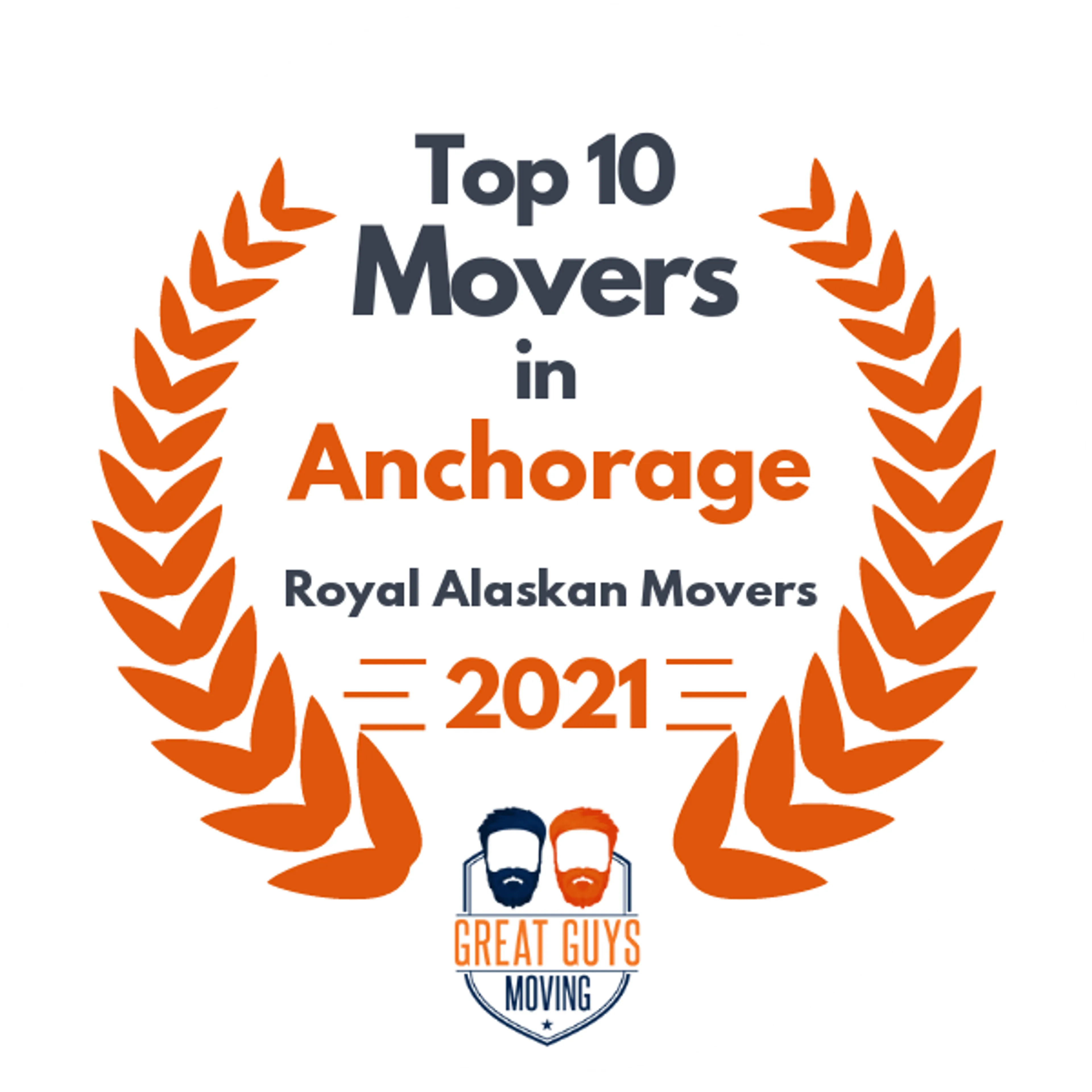 Top 10 Movers in Anchorage, AK 2021 award