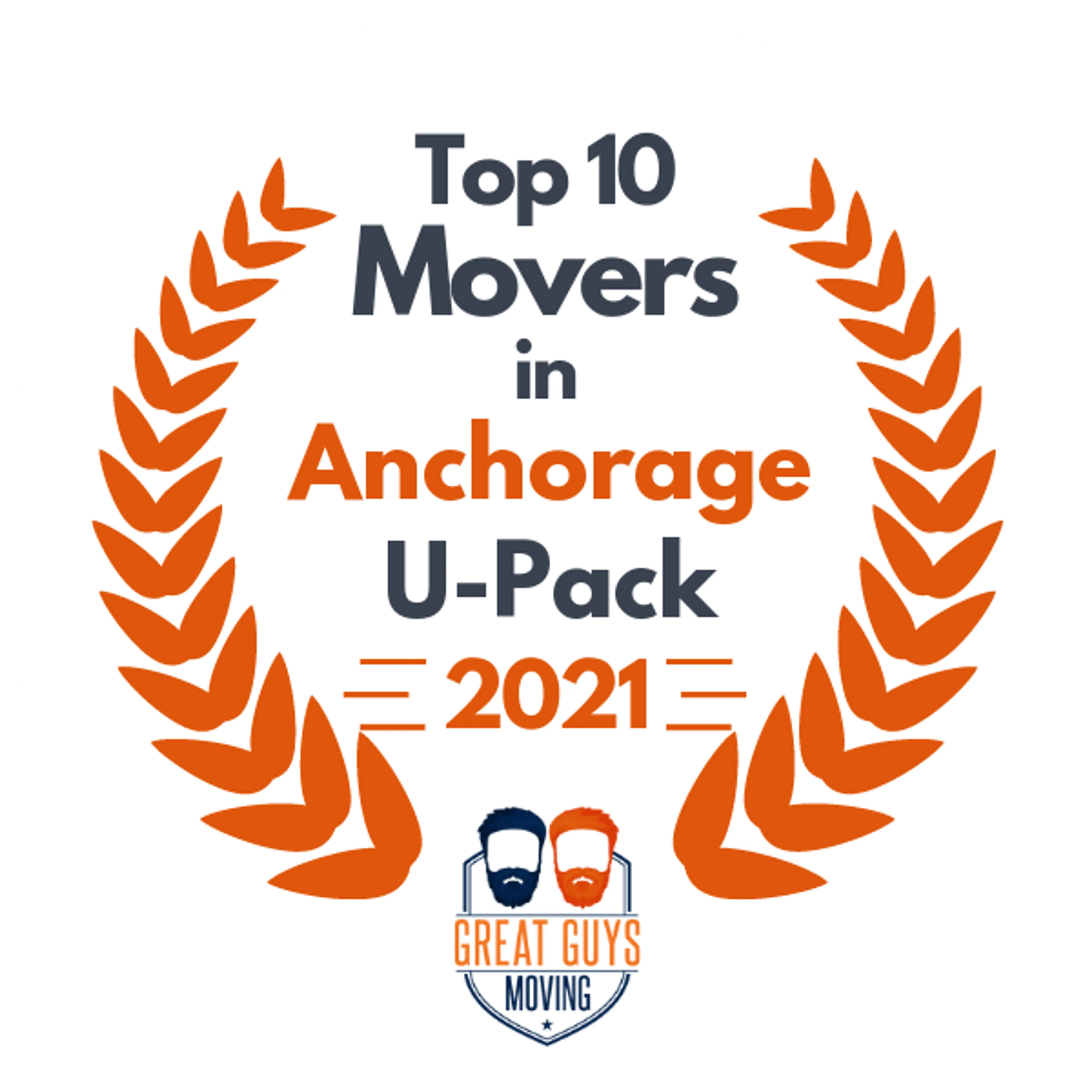 Top 10 Movers in Anchorage, AK 2021 award