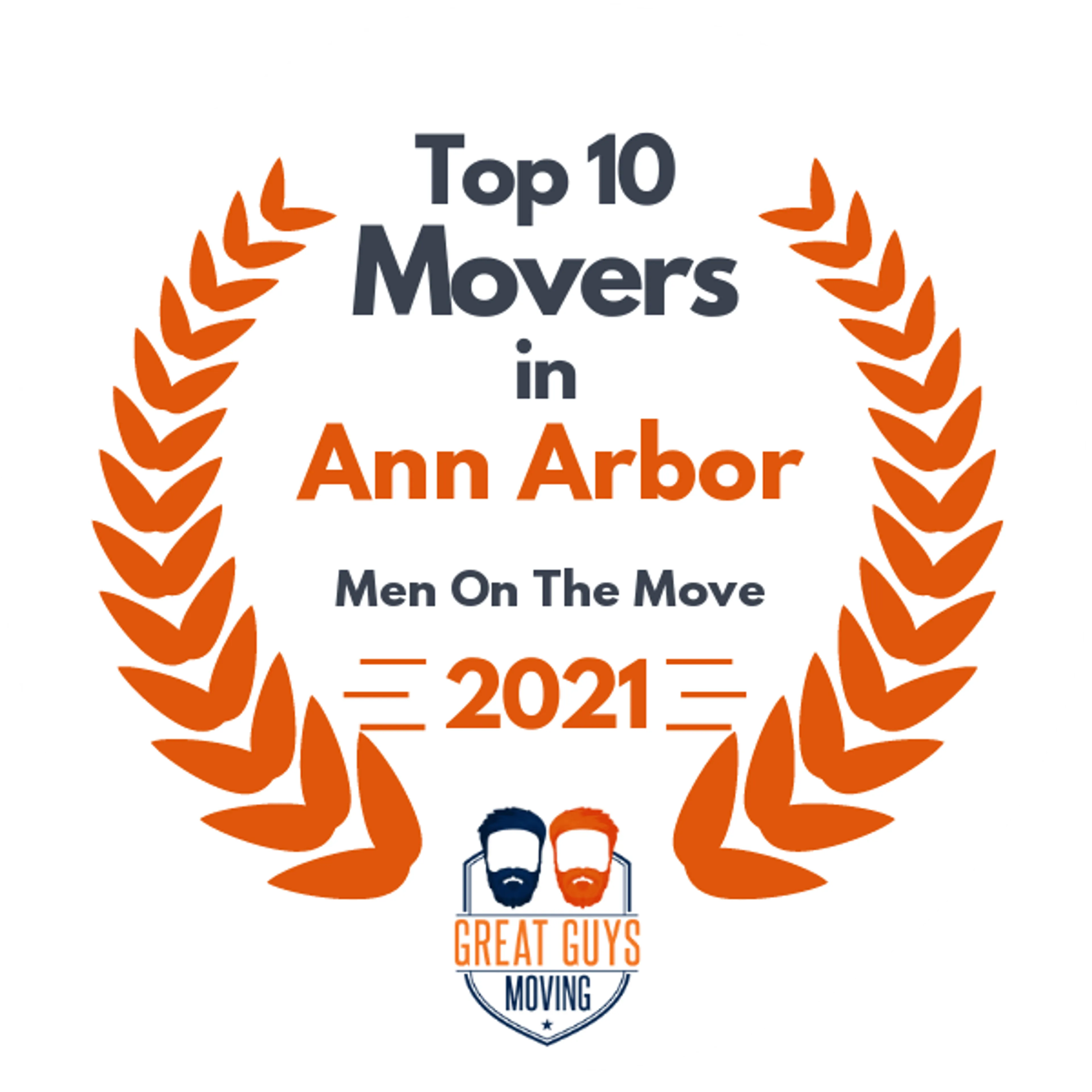 Top 10 Movers in Ann Arbor, MI 2021 award