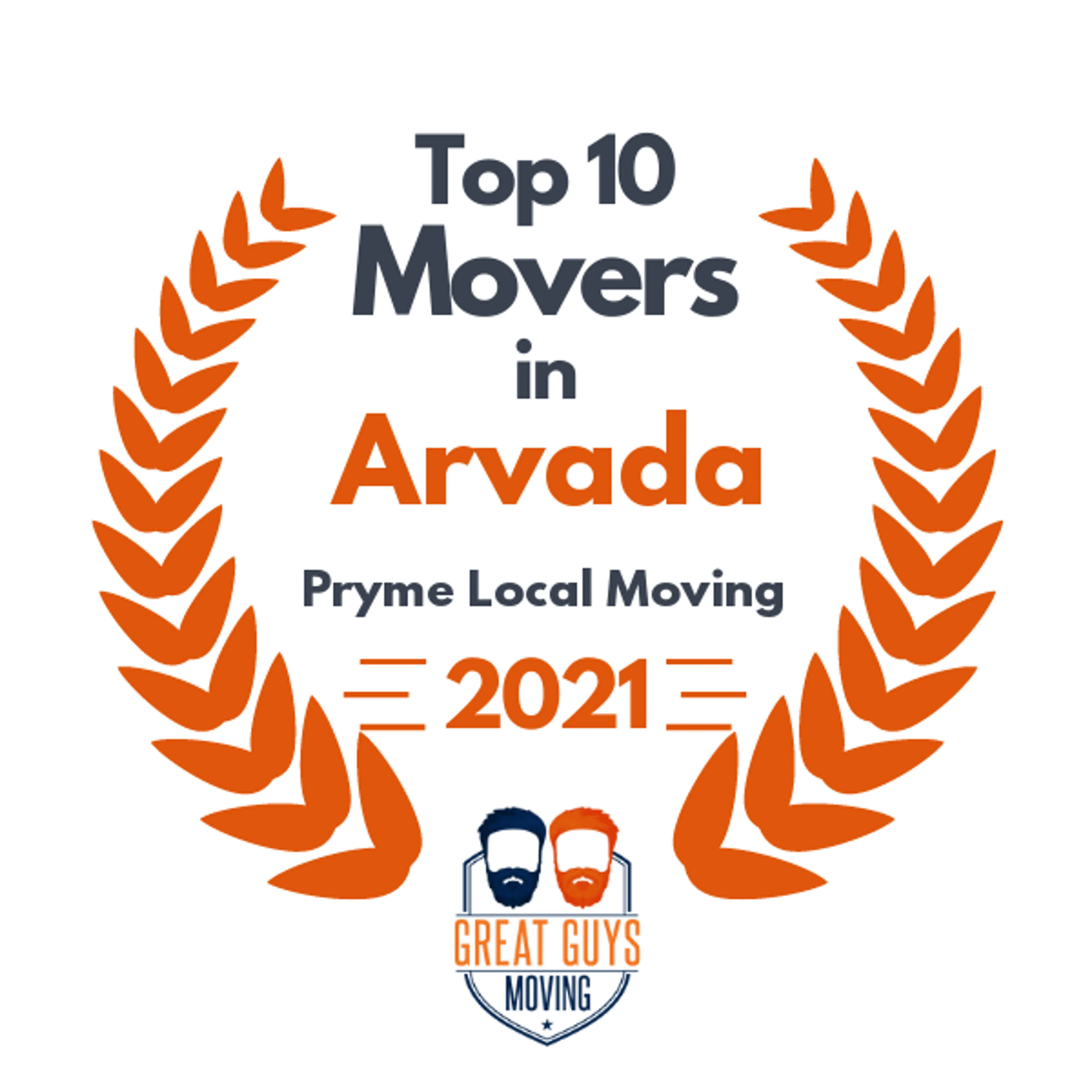 Top 10 Movers in Denver, CO 2021 award
