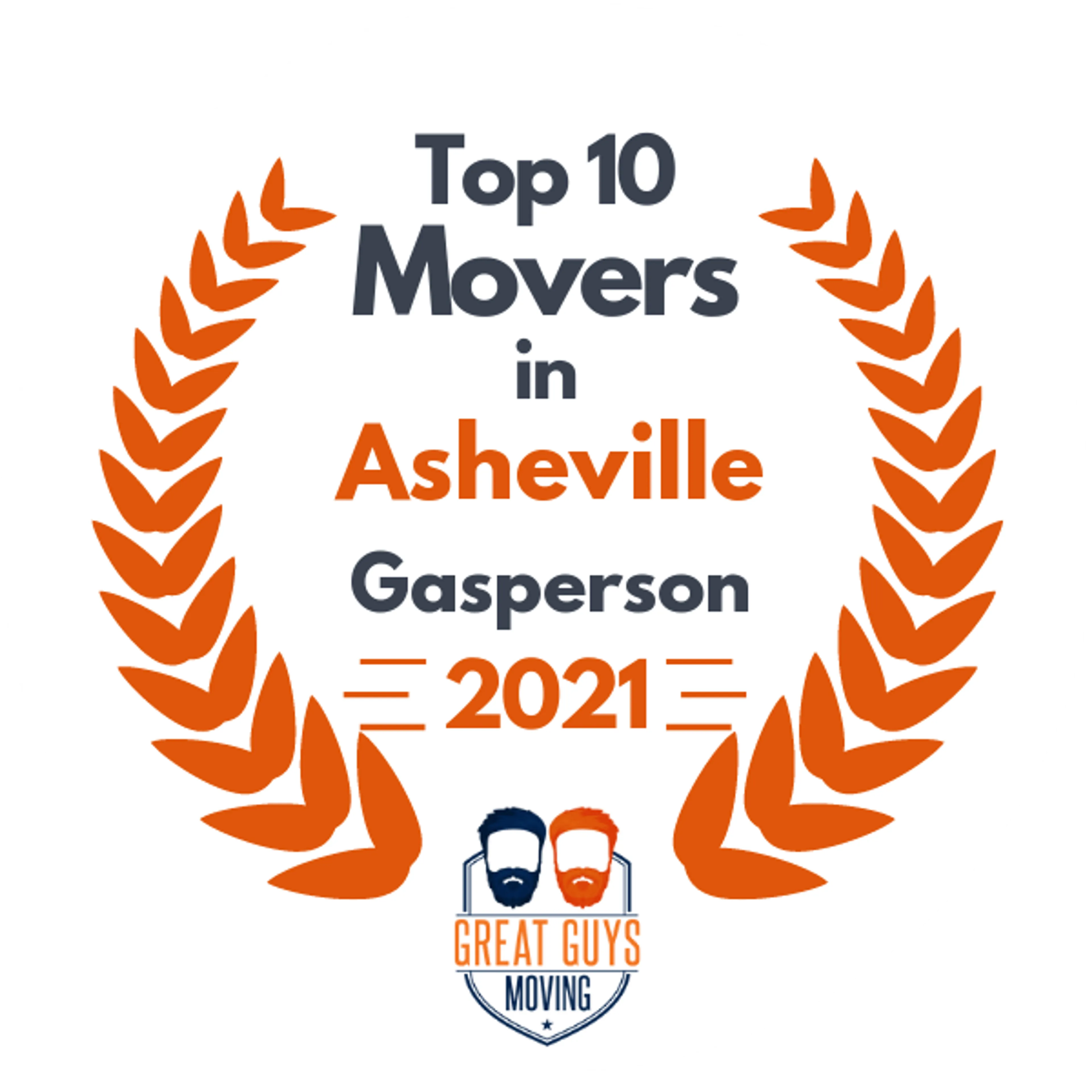 Top 10 Movers in Asheville, NC 2021 award
