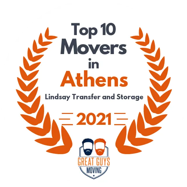 Top 10 Movers in Athens, GA 2021 award