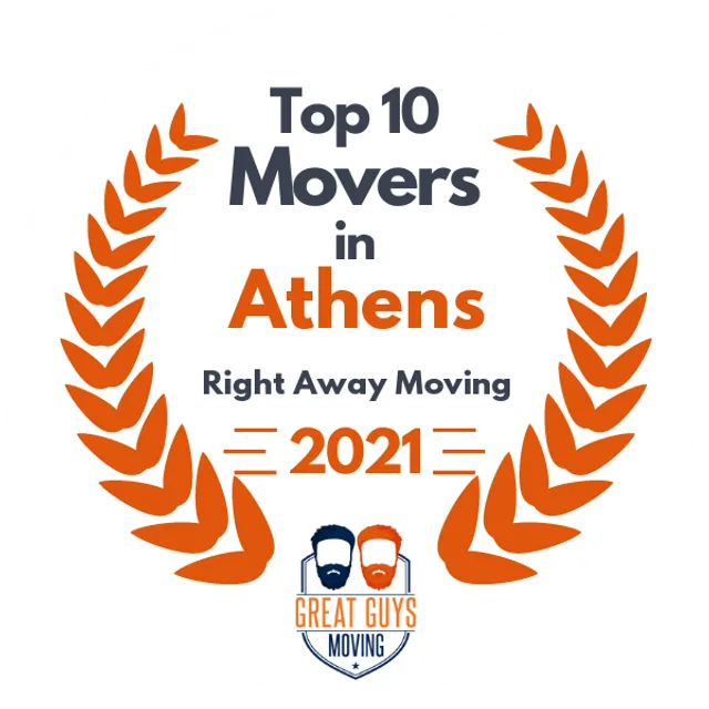 Top 10 Movers in Columbus, OH 2021 award