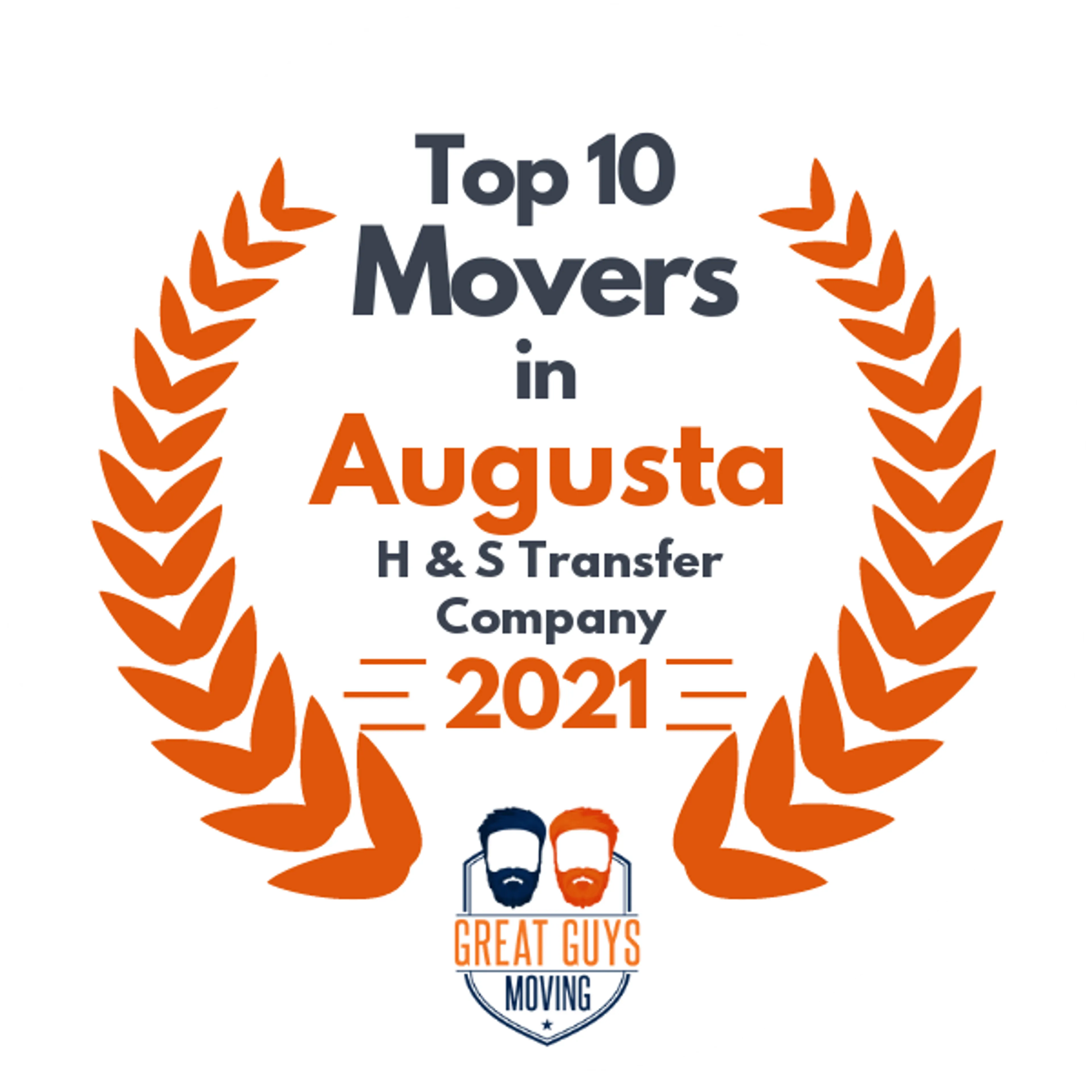 Top 10 Movers in Augusta, GA 2021 award