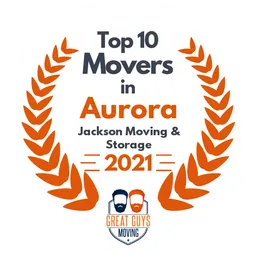 top 10 ranked movers in aurora 2021 jackson moving storage image