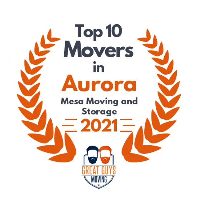 Top 10 Movers in Denver, CO 2021 award