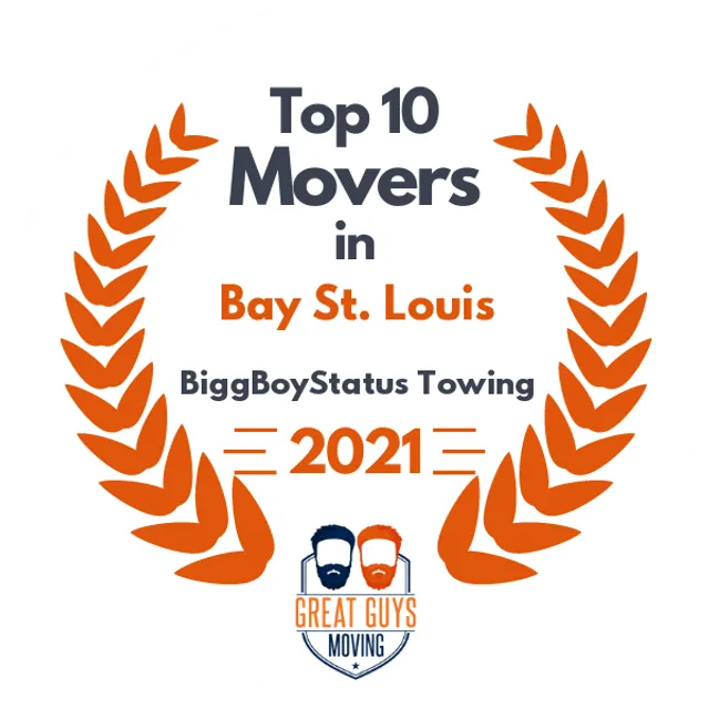 Top 10 Movers in Bay St. Louis, MS 2021 award