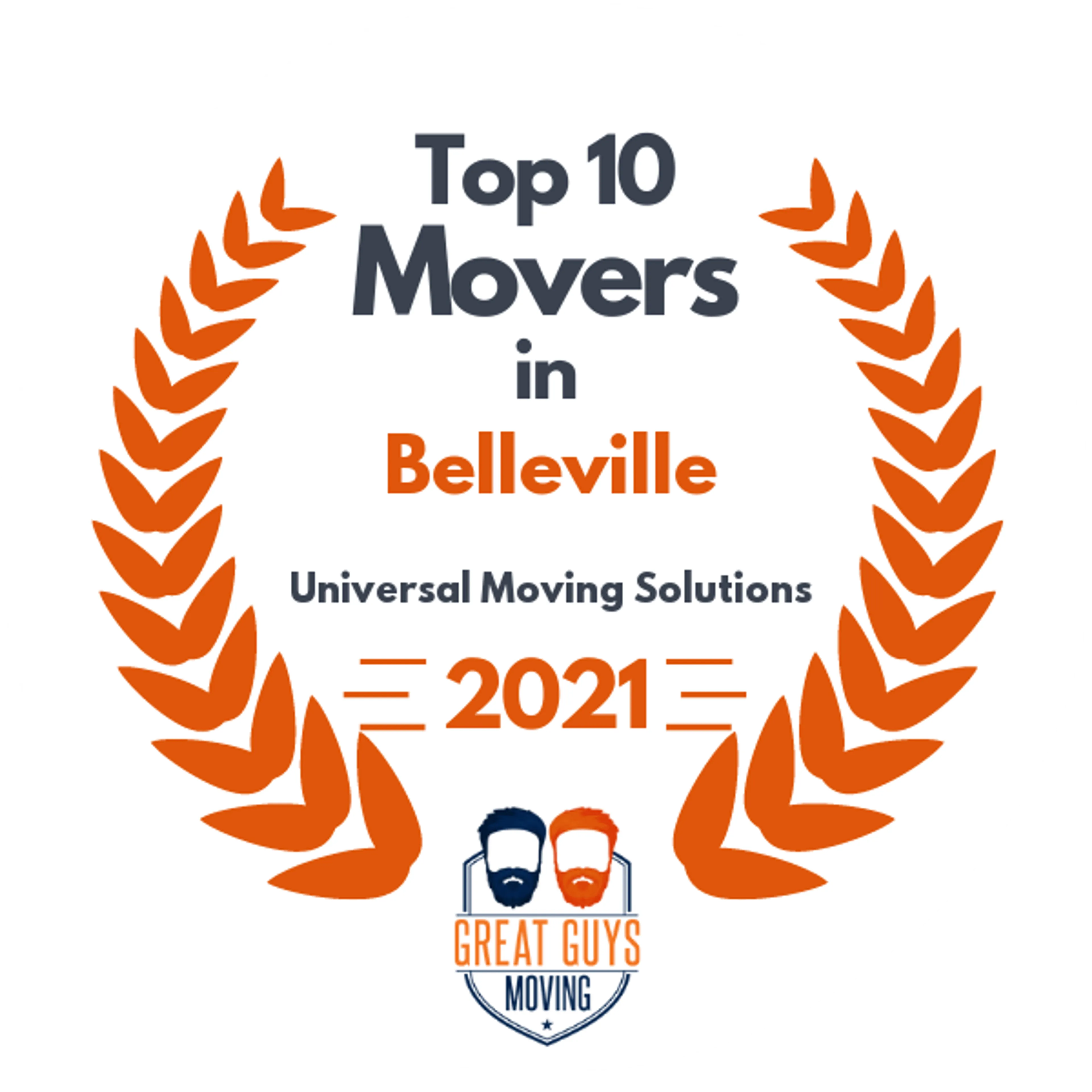 Top 10 Movers in Belleville, IL 2021 award