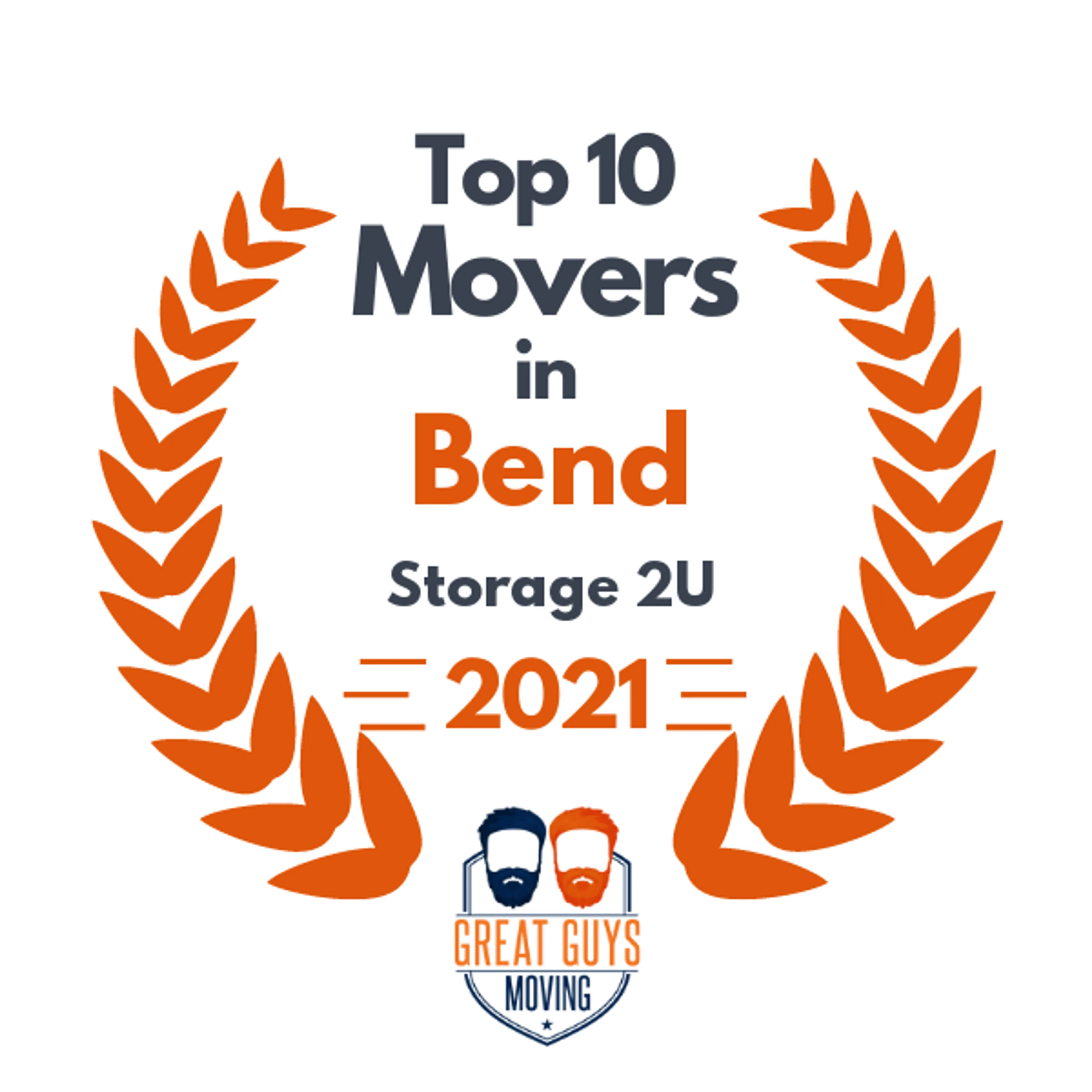 Top 10 Movers in Bend, OR 2021 award