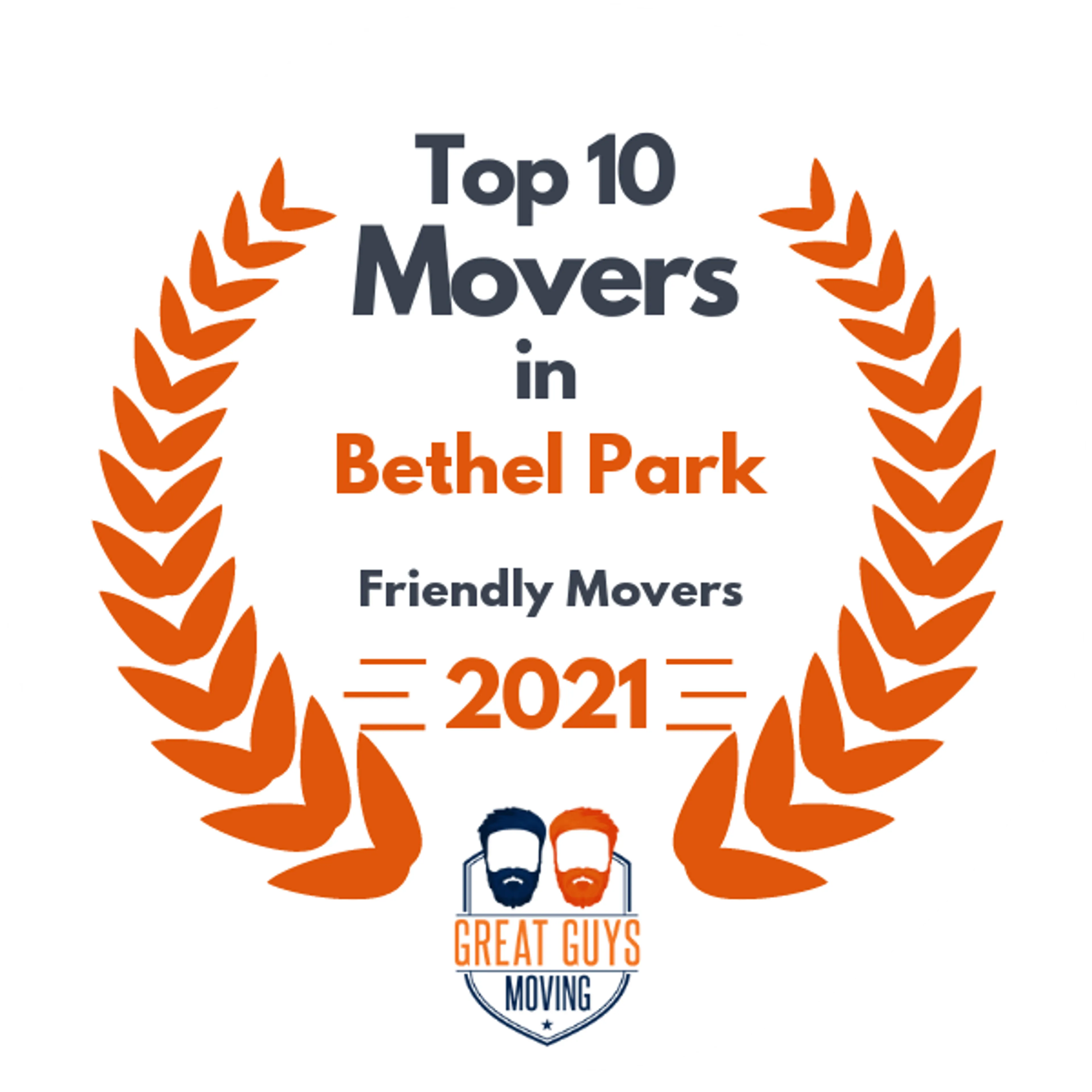 Top 10 Movers in Pittsburgh, PA 2021 award