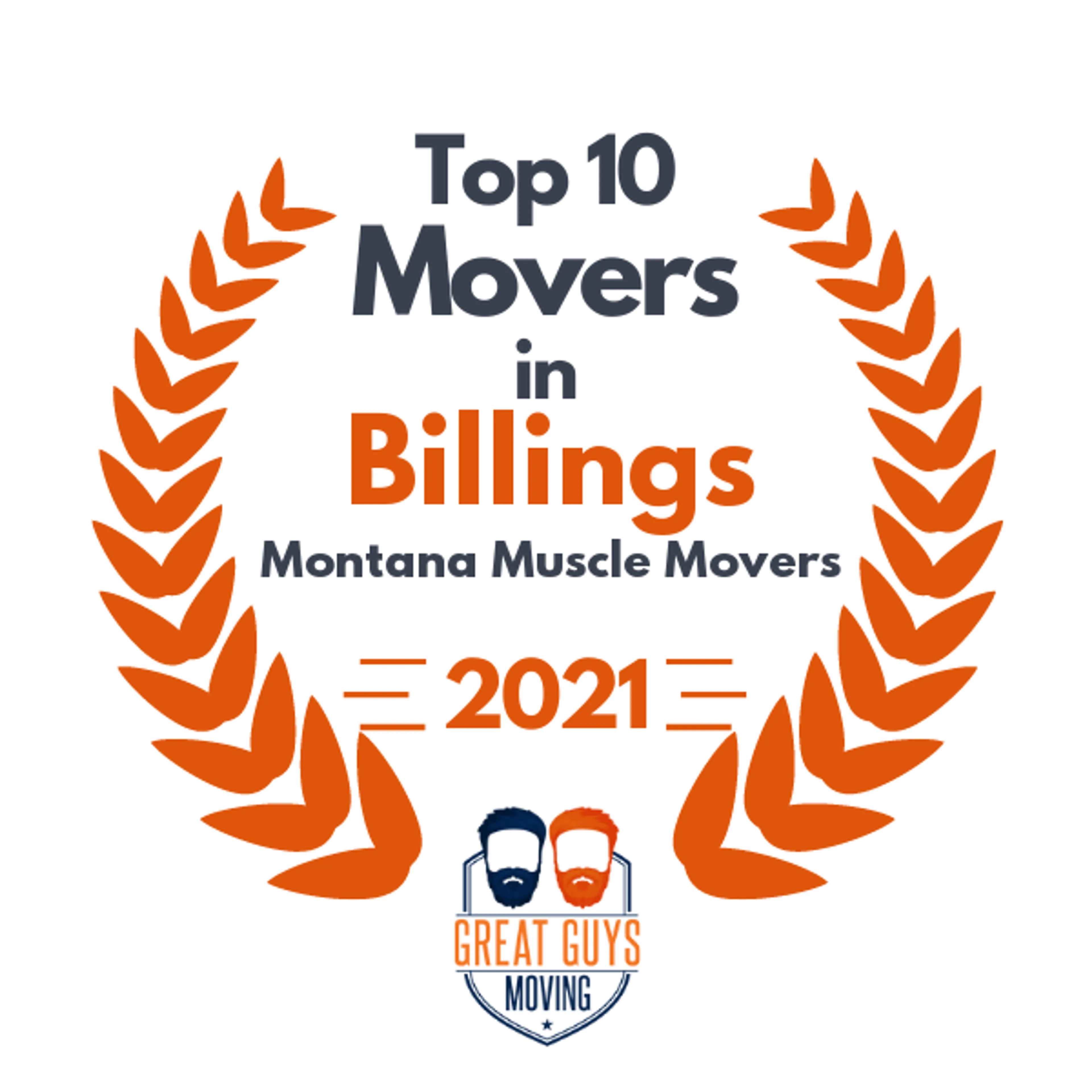 Top 10 Movers in Billings, MT 2021 award