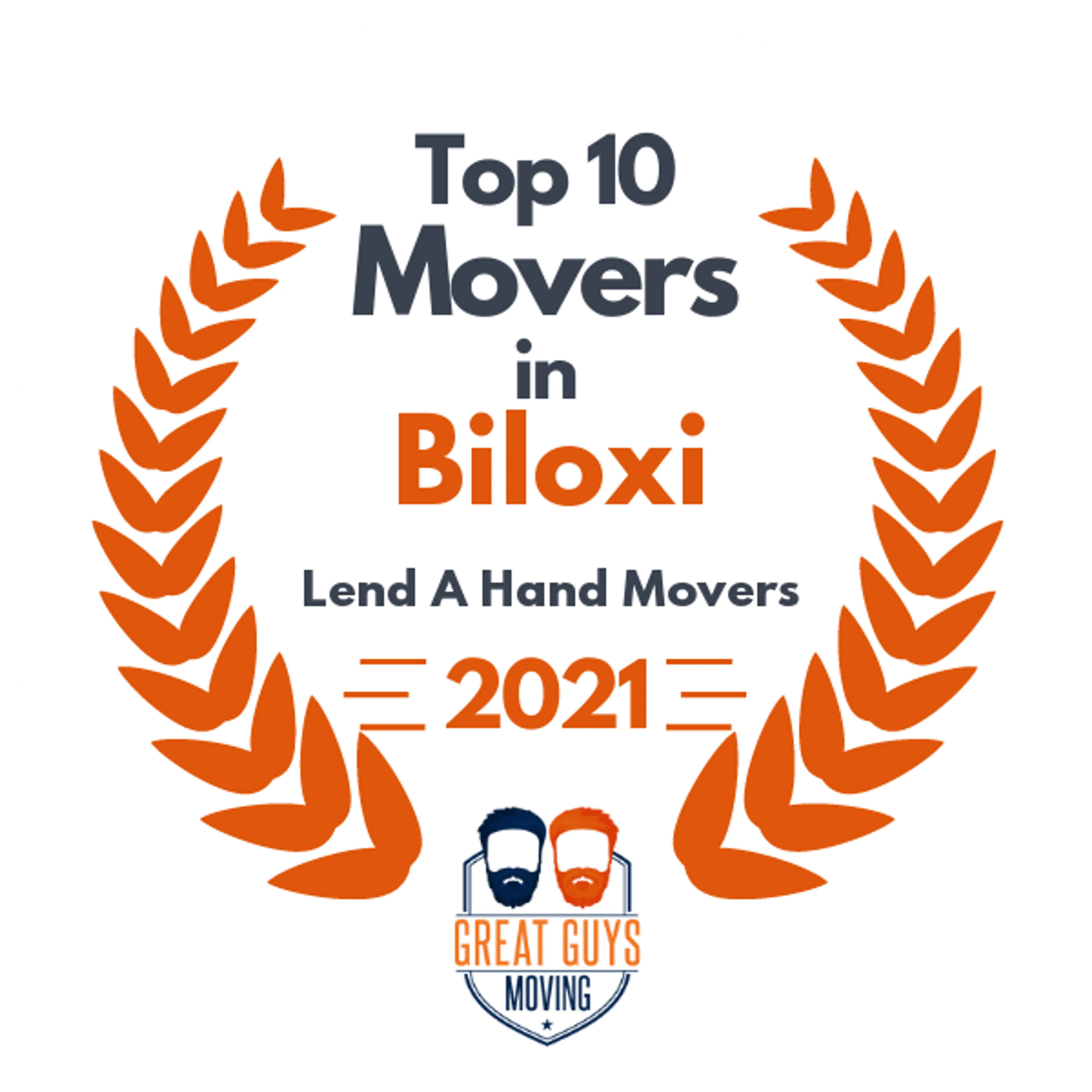 Top 10 Movers in Jackson, MS 2021 award