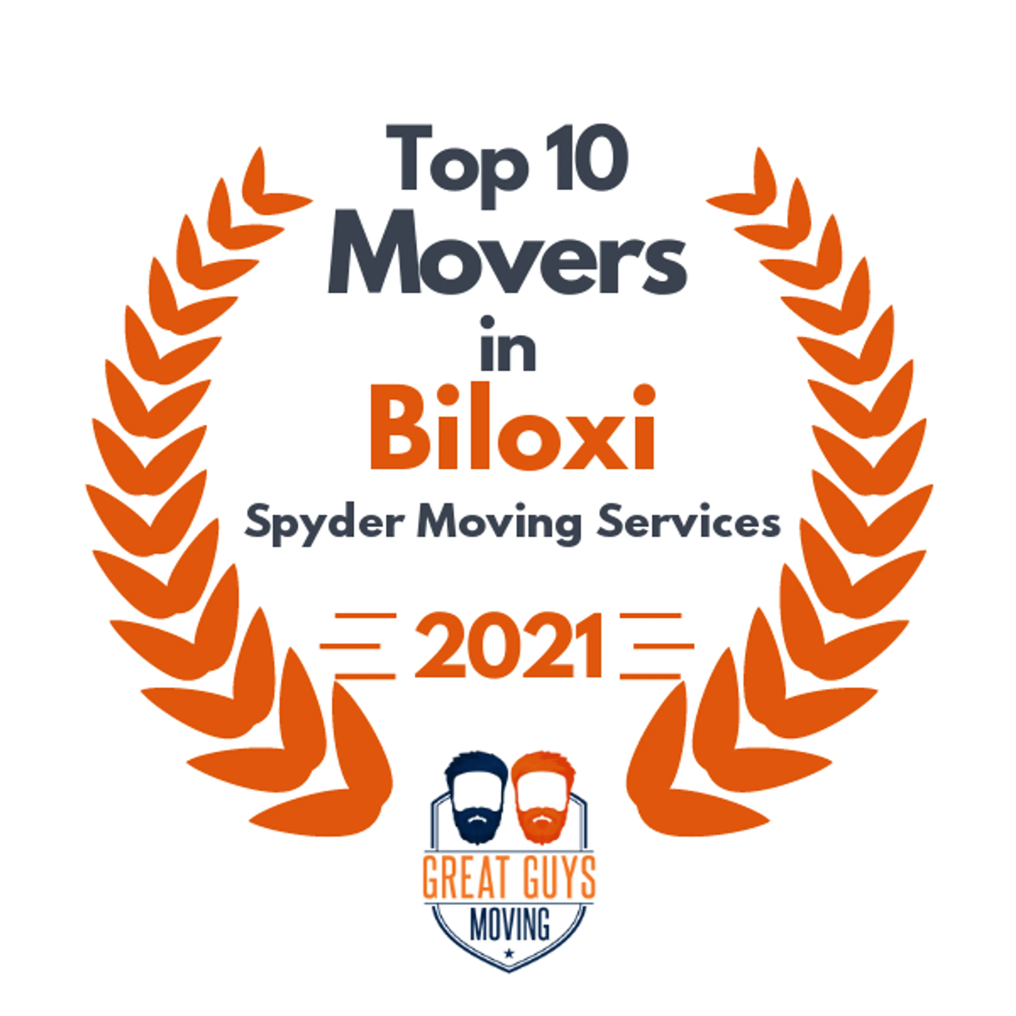 Top 10 Movers in Jackson, MS 2021 award