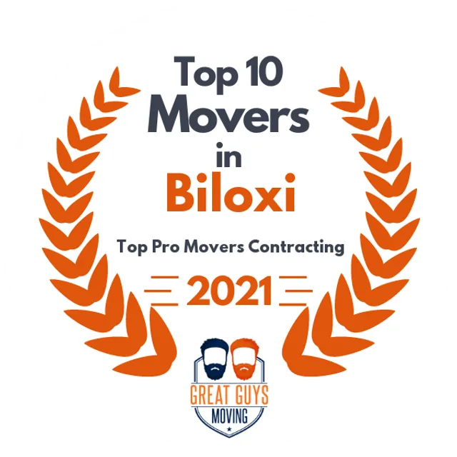 Top 10 Movers in Mobile, AL 2021 award