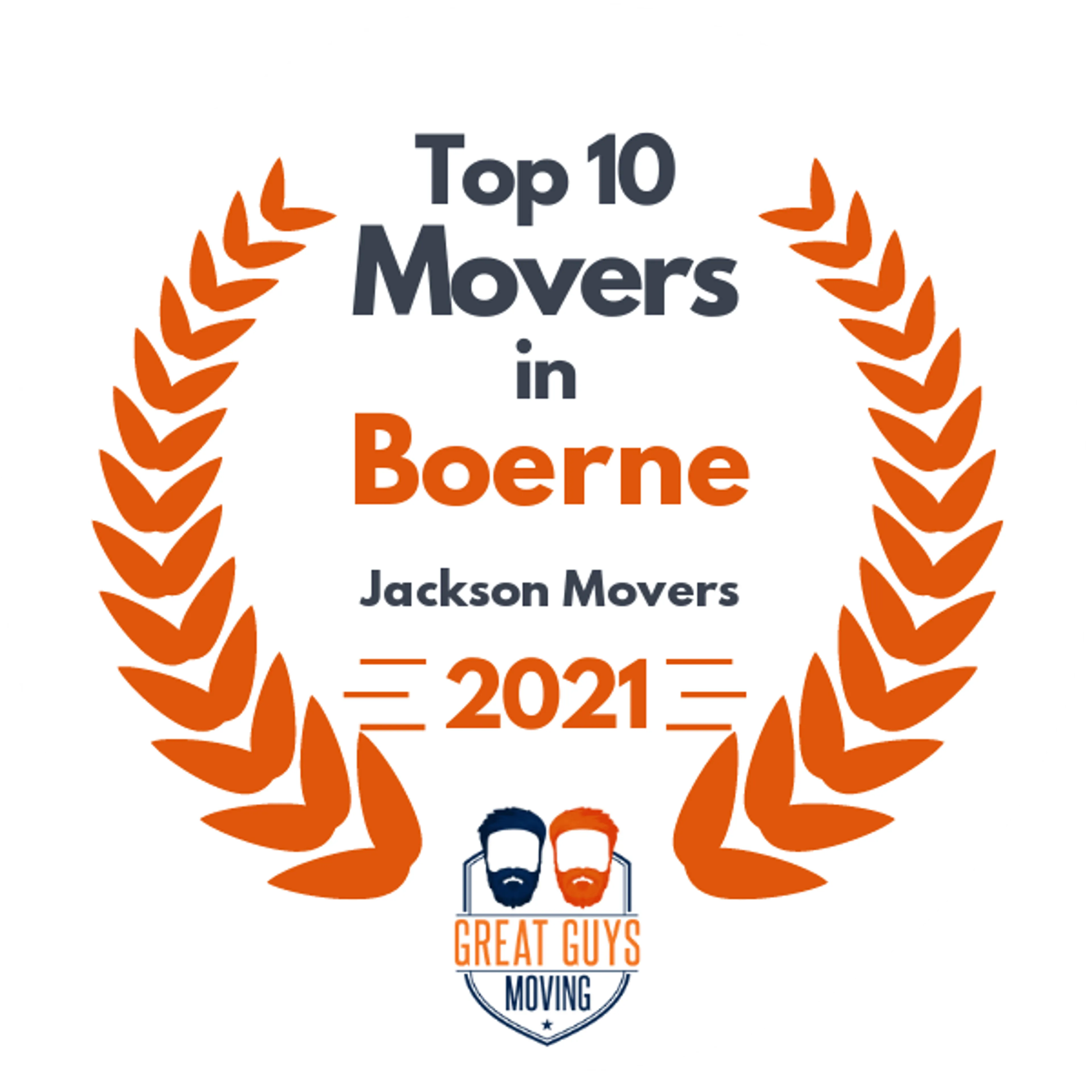Top 10 Movers in San Antonio, TX 2021 award
