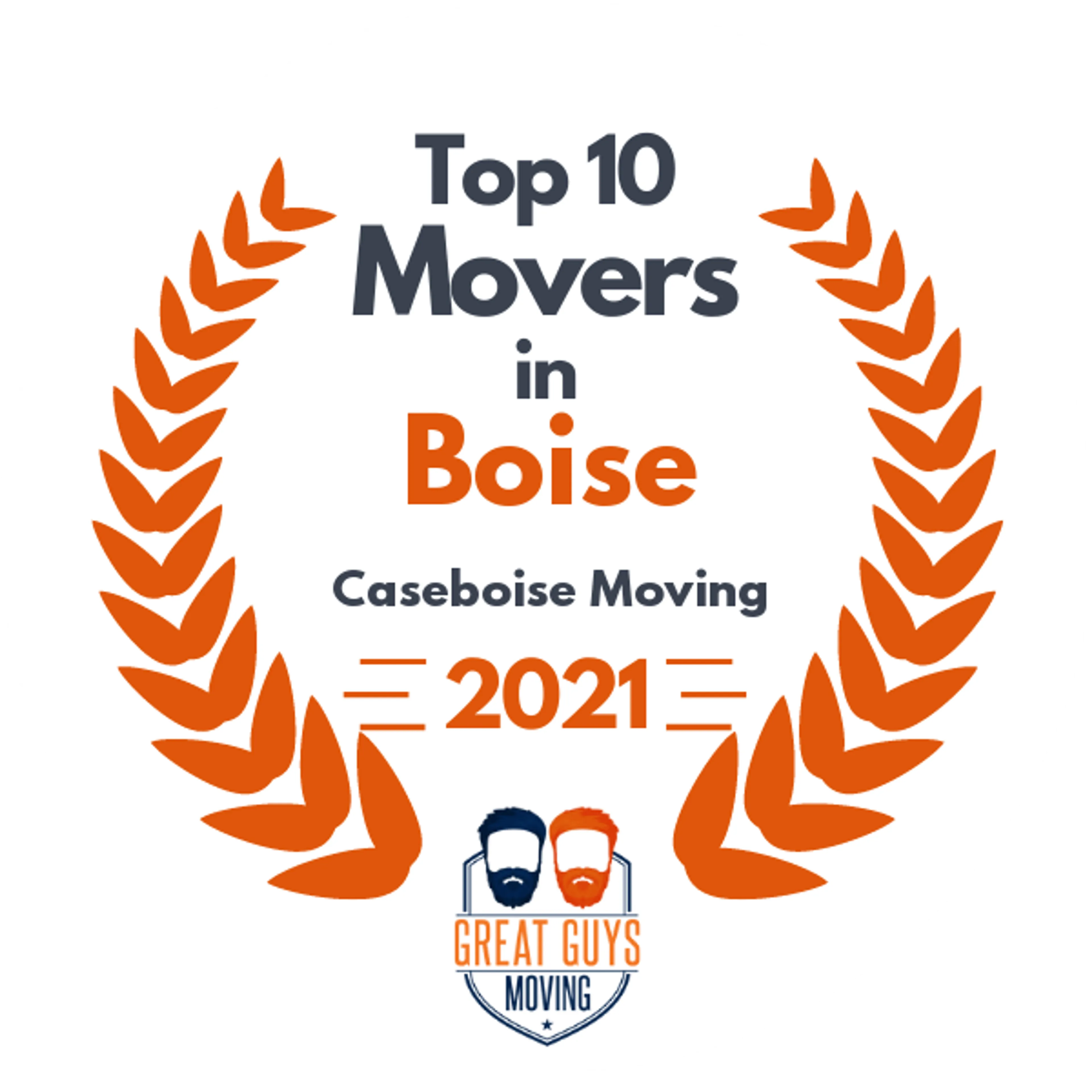Top 10 Movers in Boise, ID 2021 award