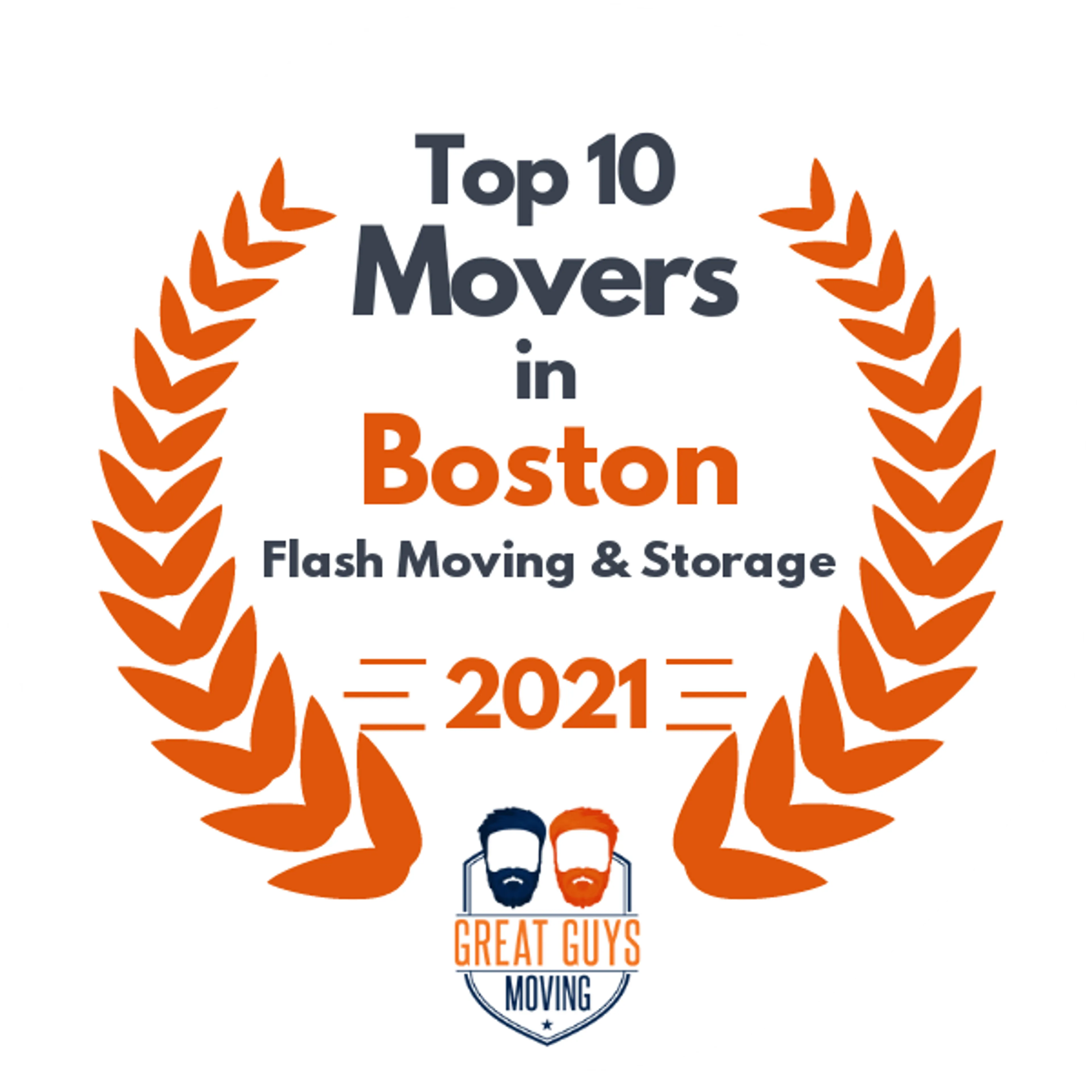 Top 10 Movers in Taunton, MA 2021 award