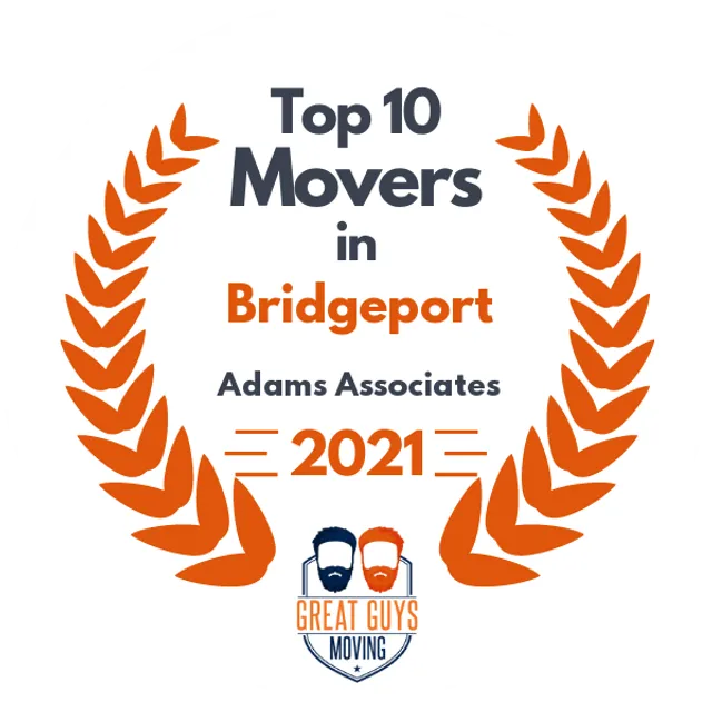 Top 10 Movers in Bridgeport, CT 2021 award