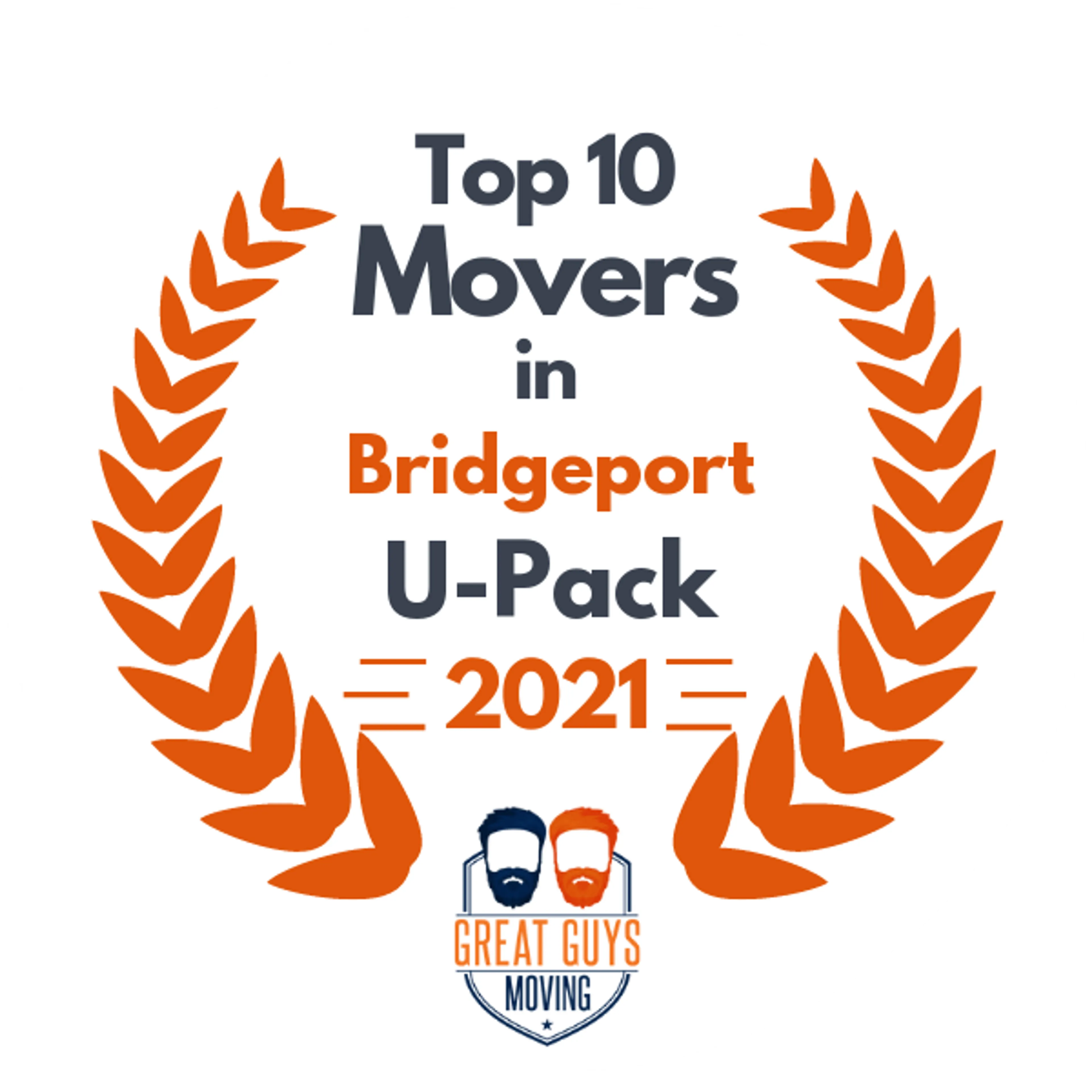 Top 10 Movers in Bridgeport, CT 2021 award