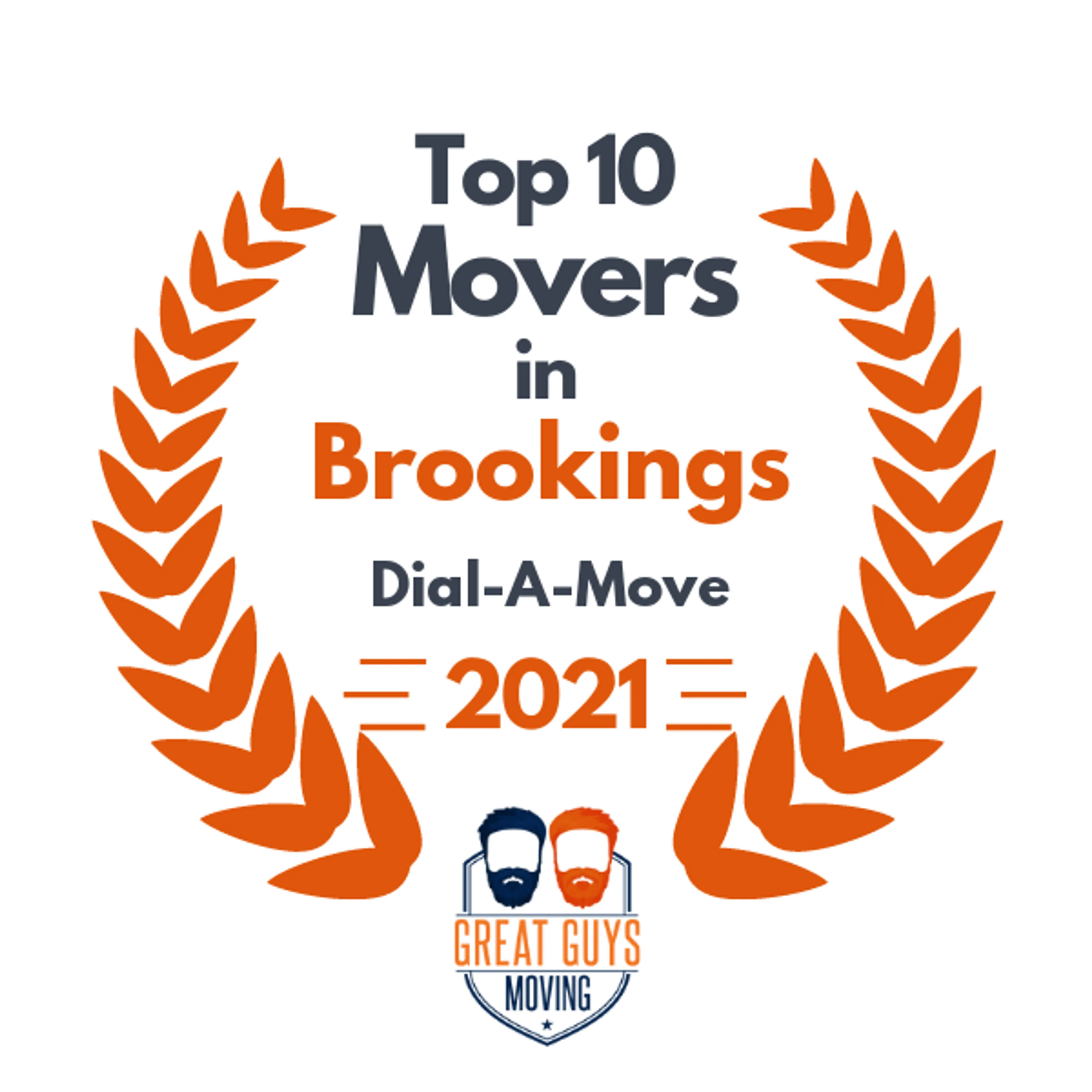 Top 10 Movers in Watertown, SD 2021 award