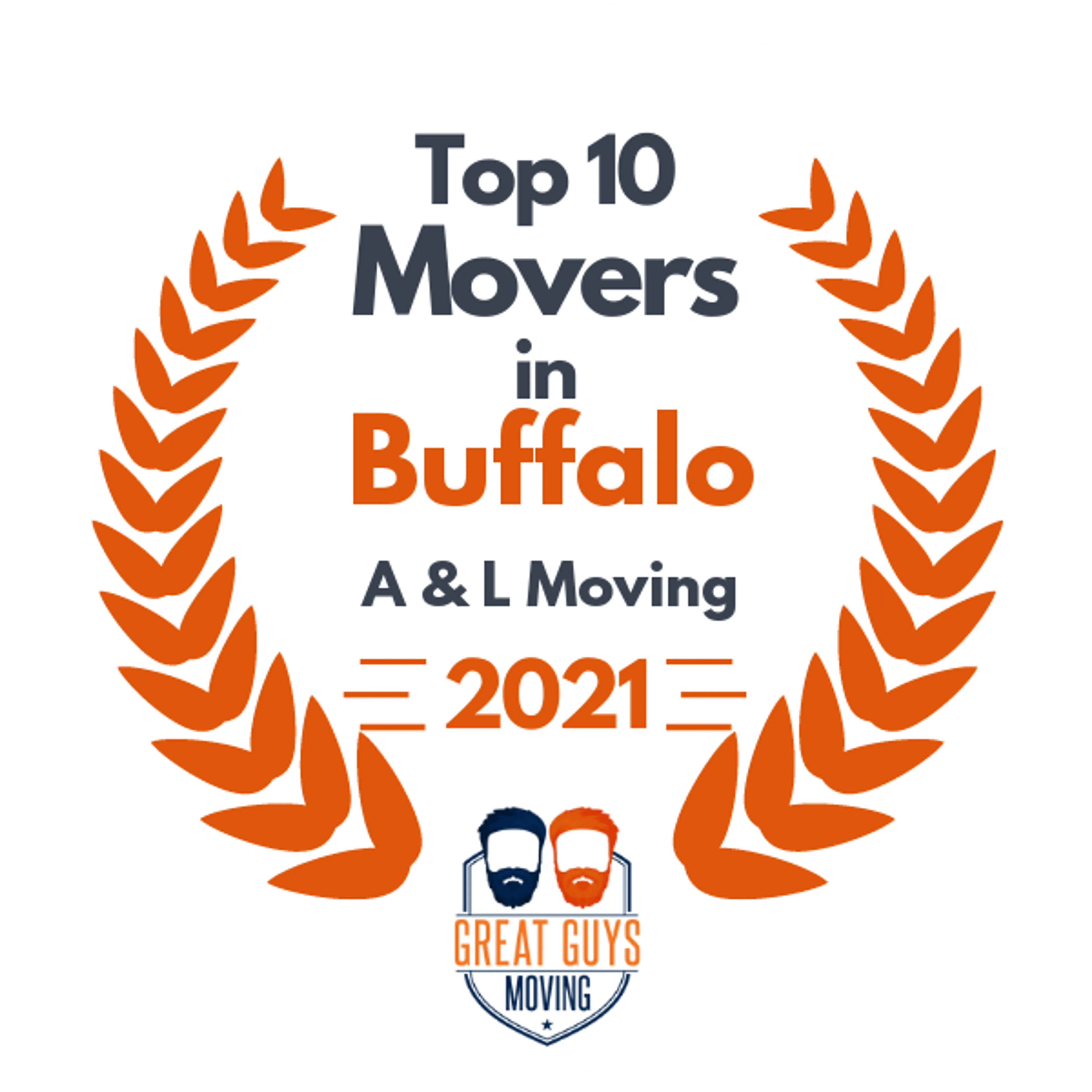 Top 10 Movers in Buffalo, NY 2021 award