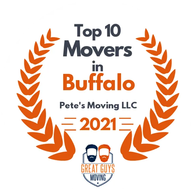 Top 10 Movers in Buffalo, NY 2021 award